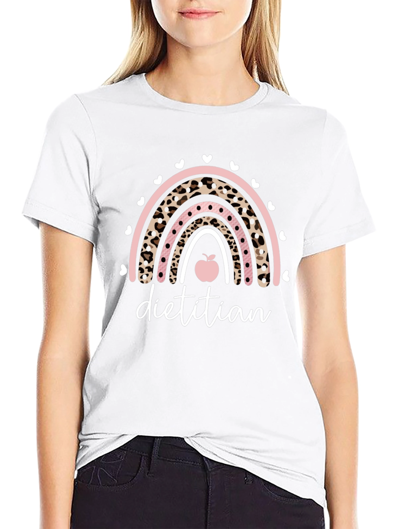 Dietitian Rainbow T-Shirt Cute Design
