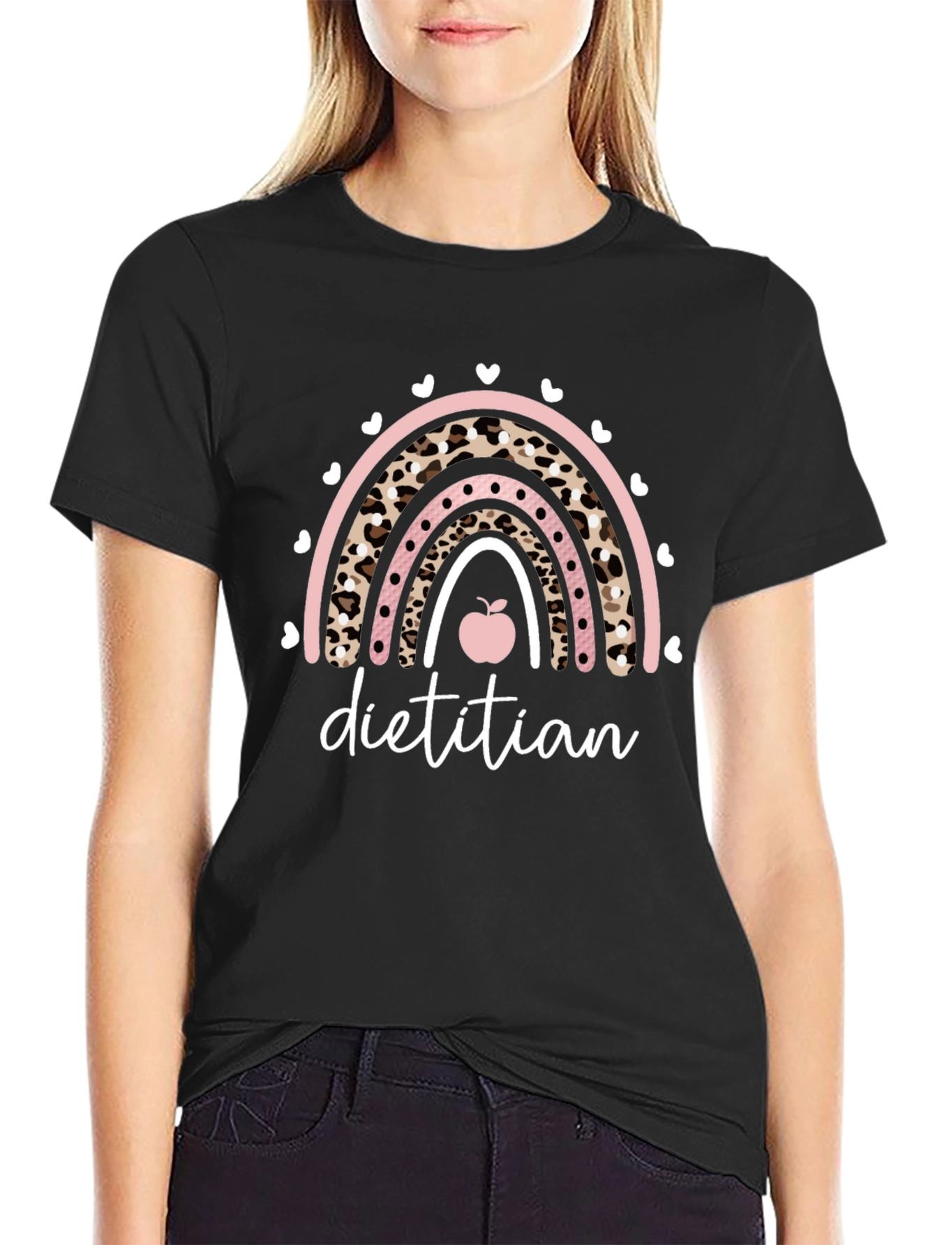 Dietitian Rainbow T-Shirt Cute Design