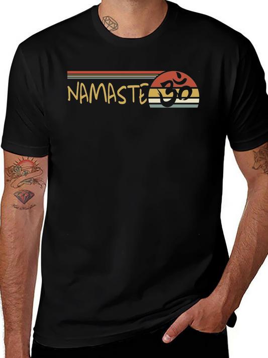 Namaste Om Vintage T-Shirt - Yoga Meditation Tee