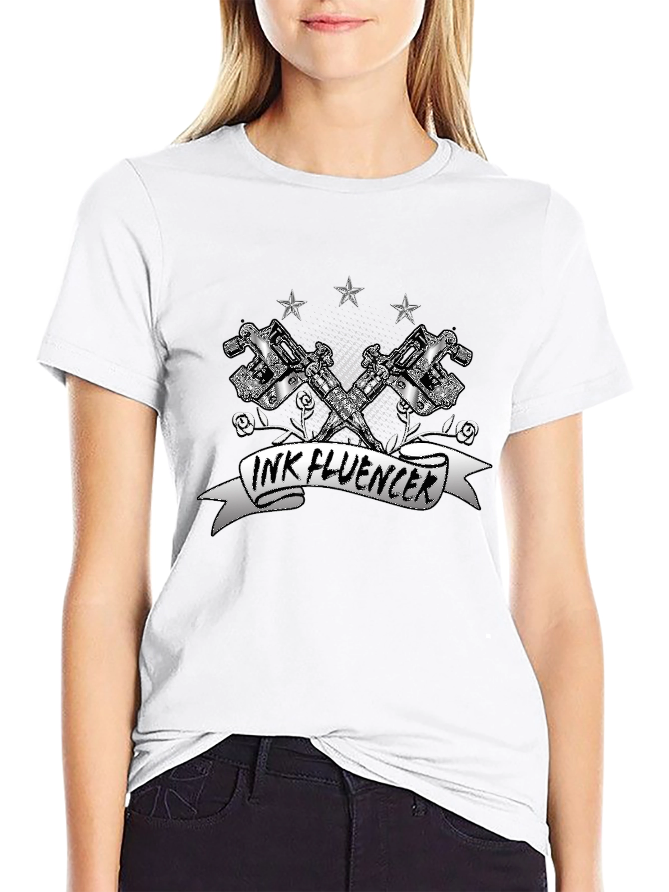 Ink Fluencer Tattoo Artist Black T-Shirt