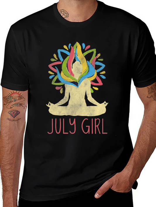 July Girl Yoga Graphic Tee