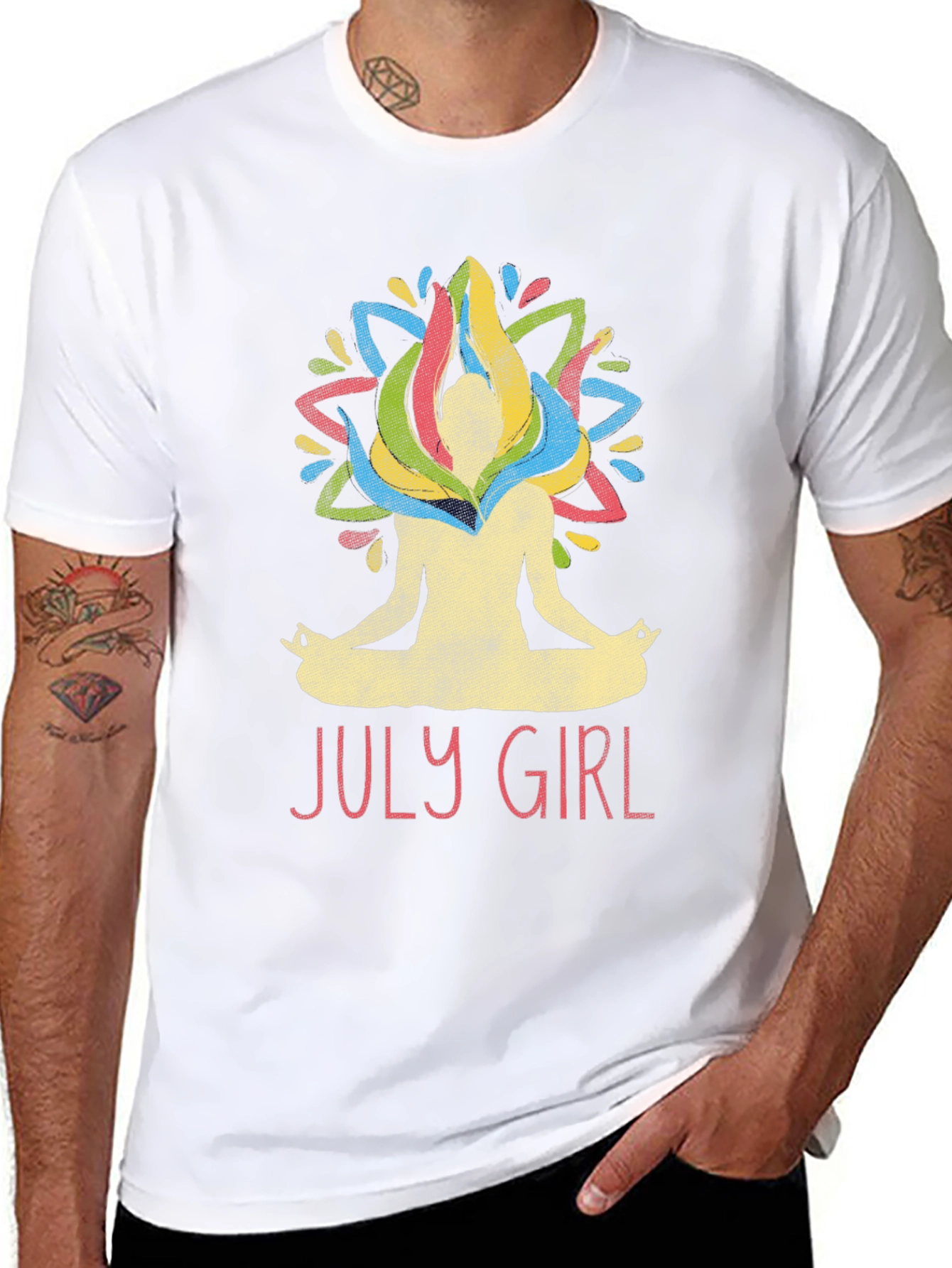 July Girl Yoga Graphic Tee