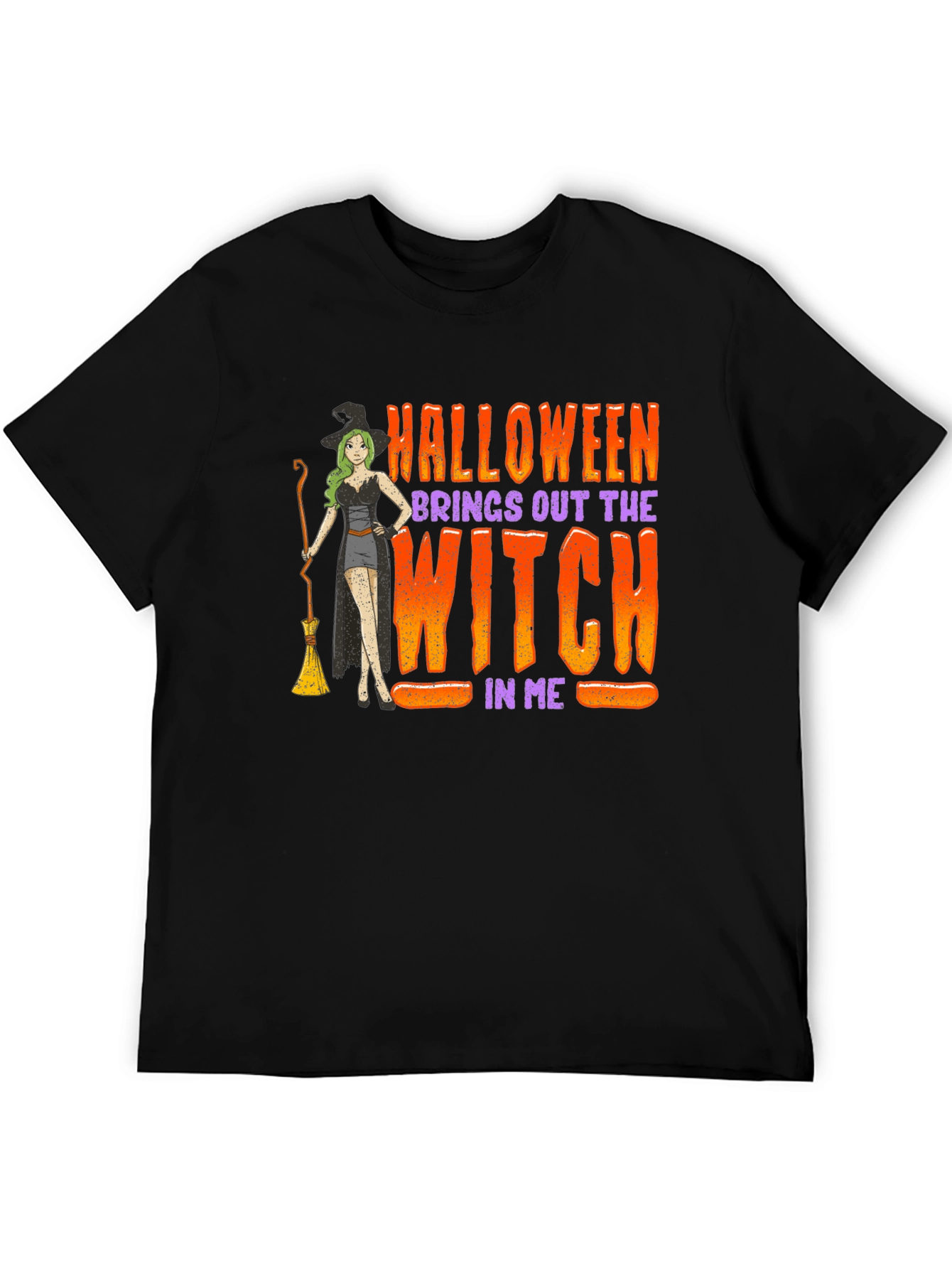 Halloween Witch T-Shirt: Spooky Season Apparel