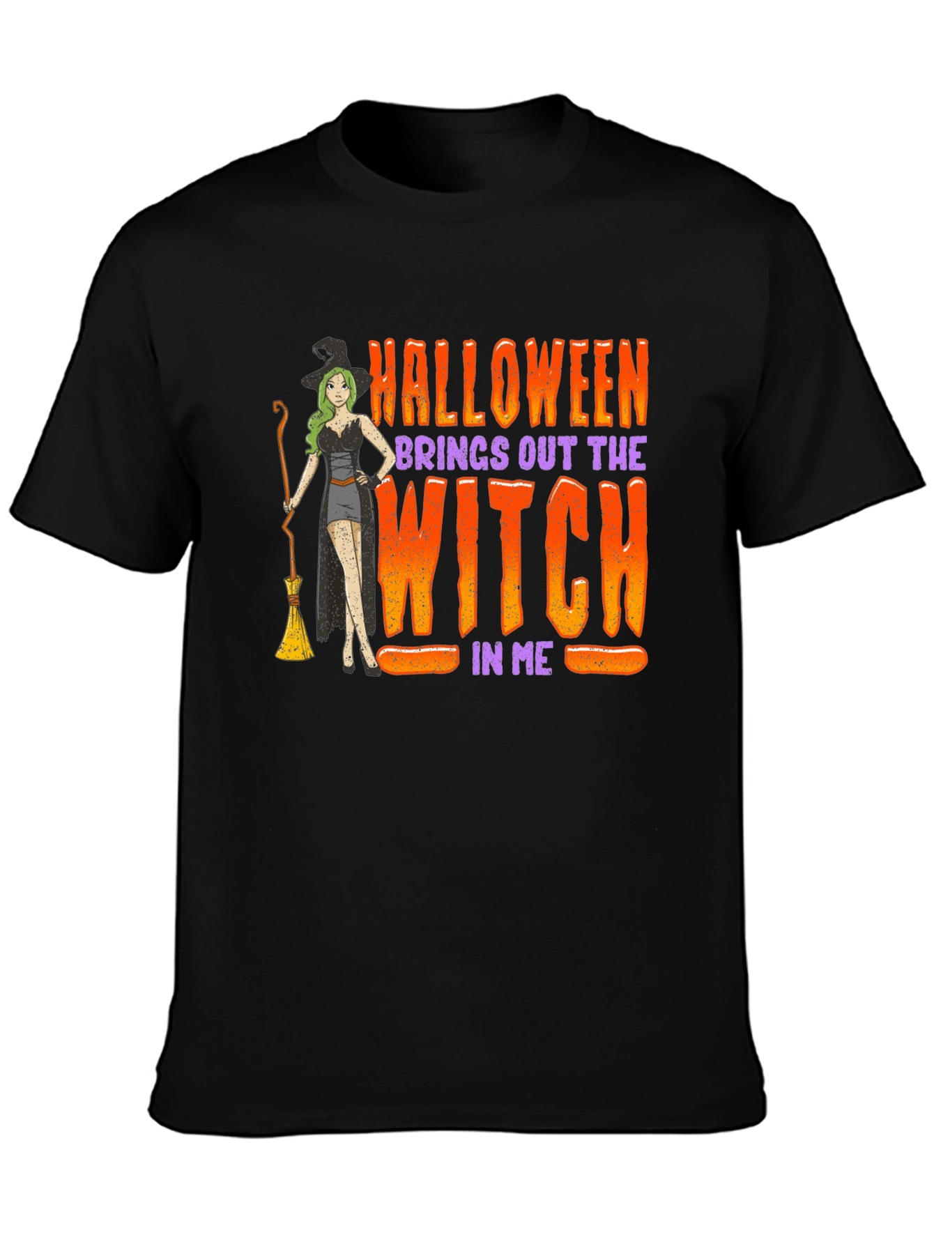 Halloween Witch T-Shirt: Spooky Season Apparel