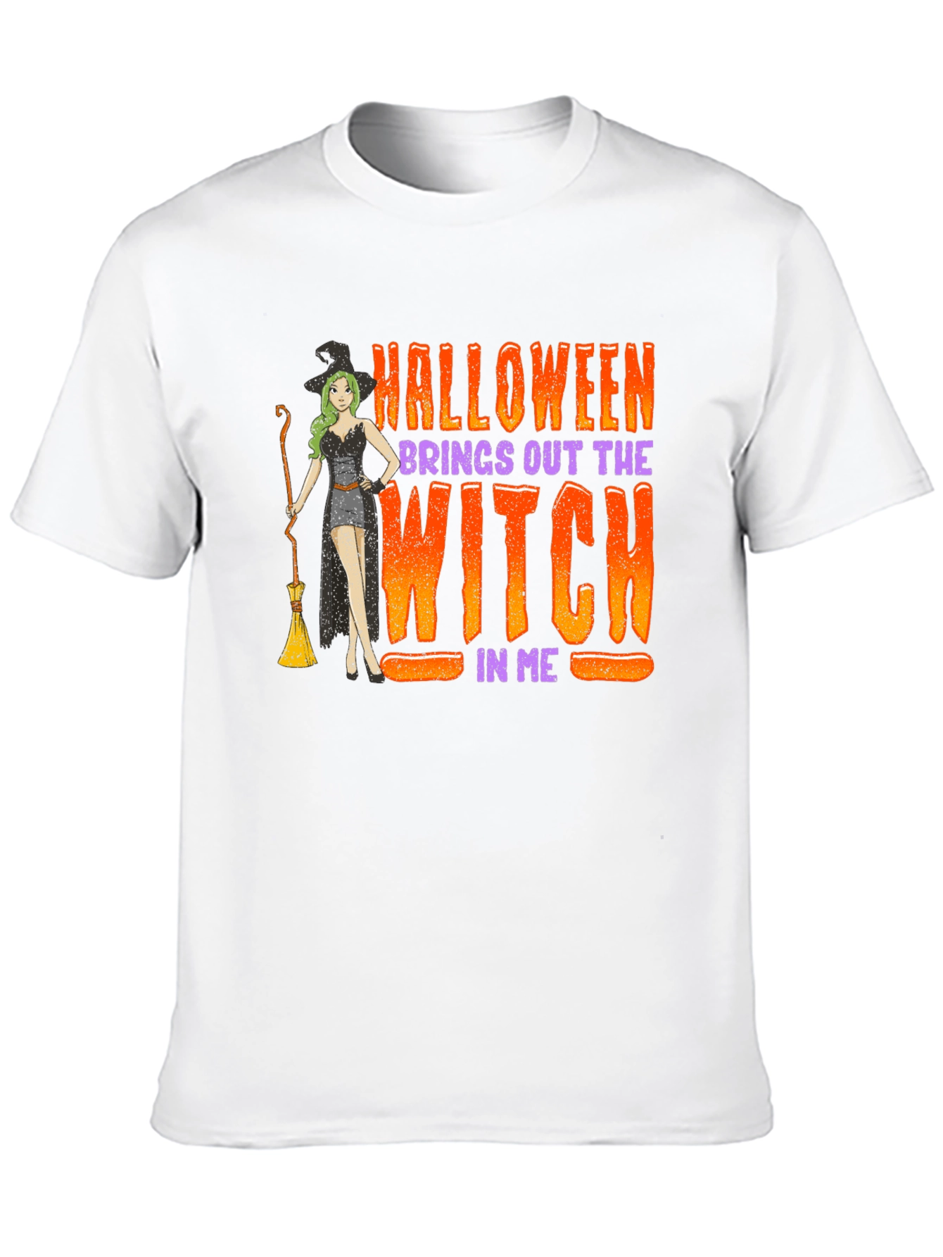 Halloween Witch T-Shirt: Spooky Season Apparel