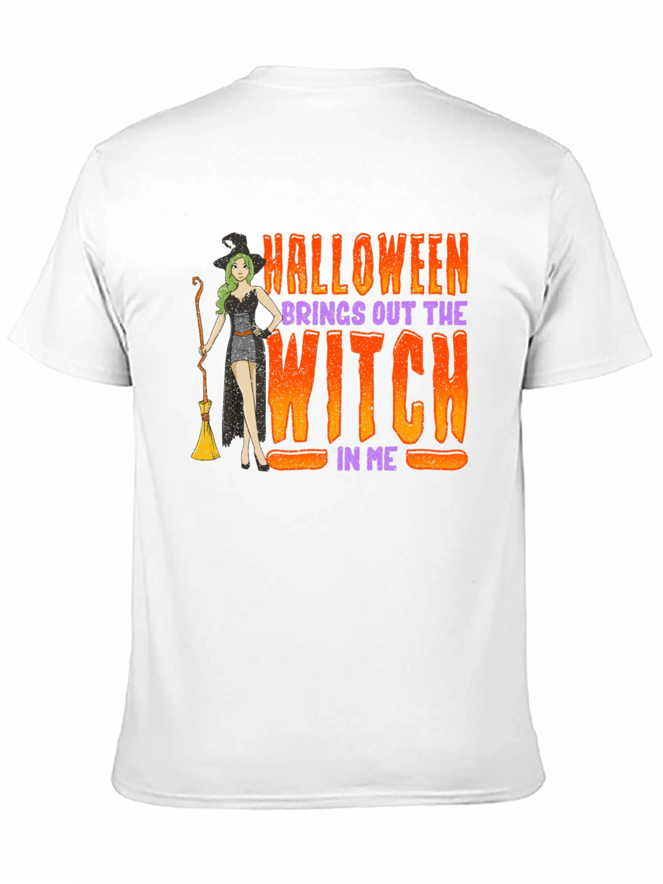 Halloween Witch T-Shirt: Spooky Season Apparel