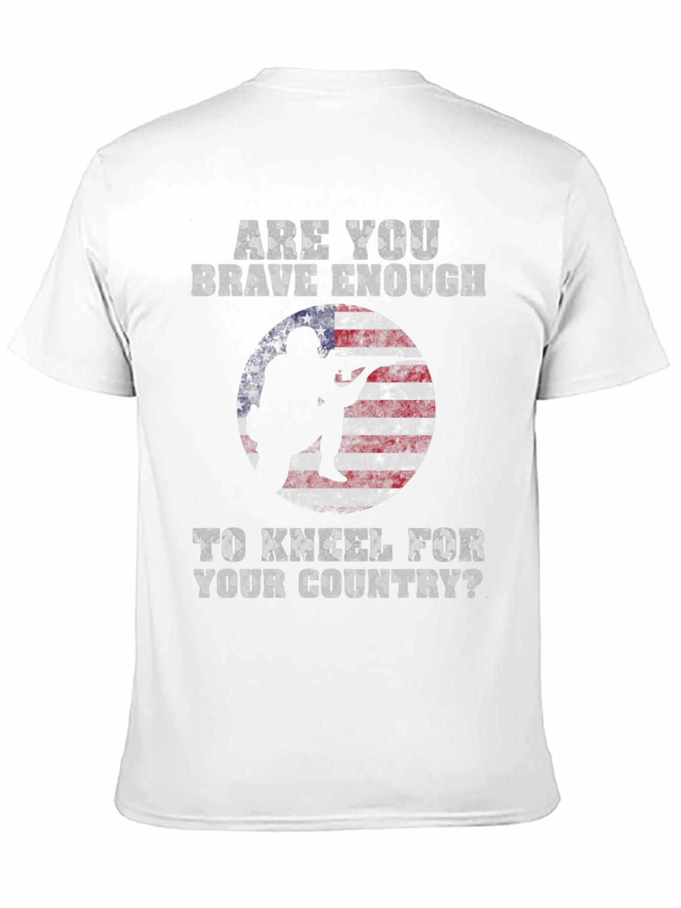 Brave Enough to Kneel Patriotic T-Shirt
