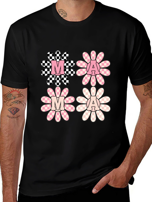 Retro Mama Floral Graphic Tee