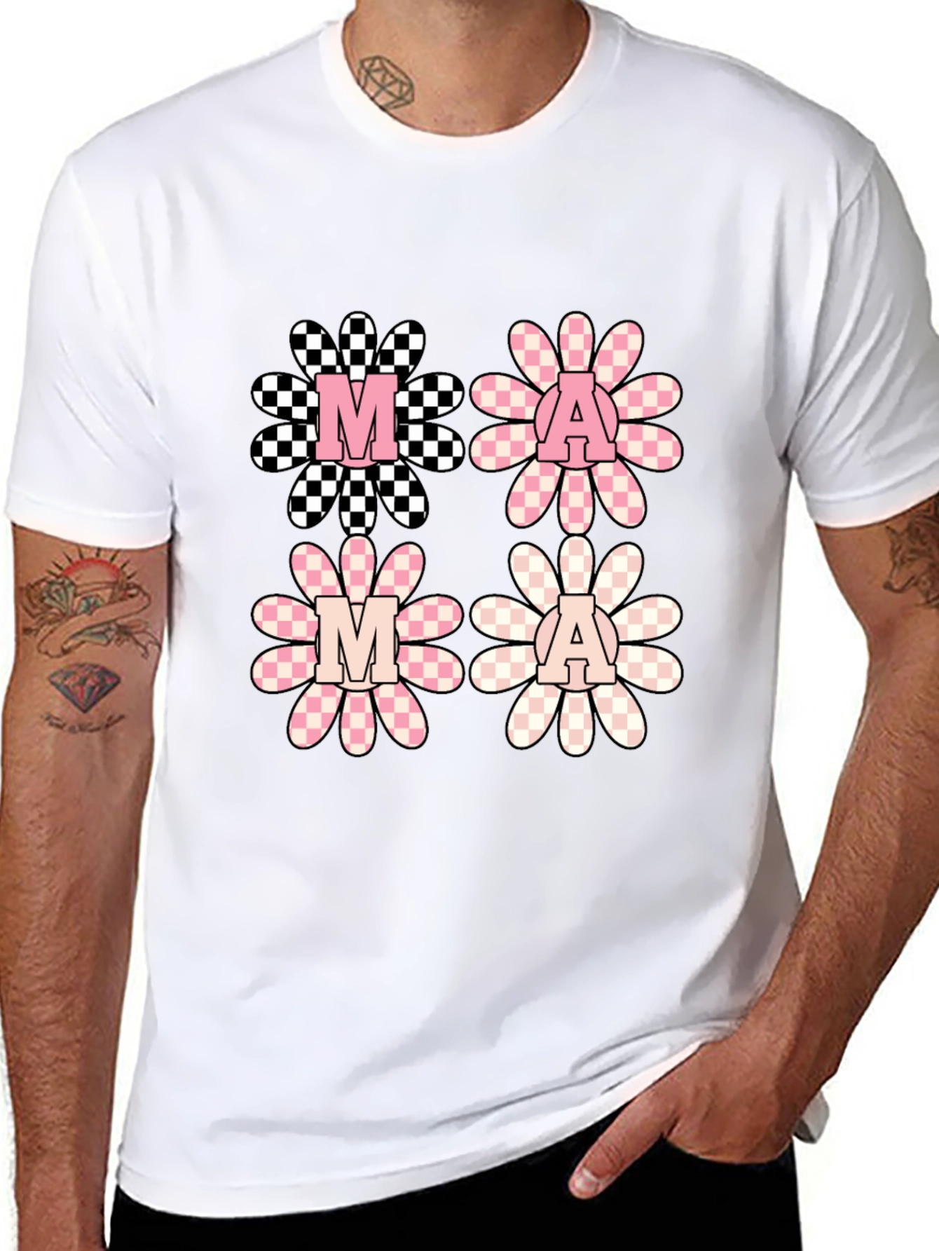 Retro Mama Floral Graphic Tee