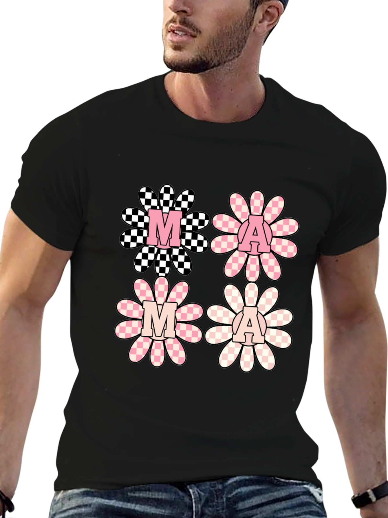 Retro Mama Floral Graphic Tee