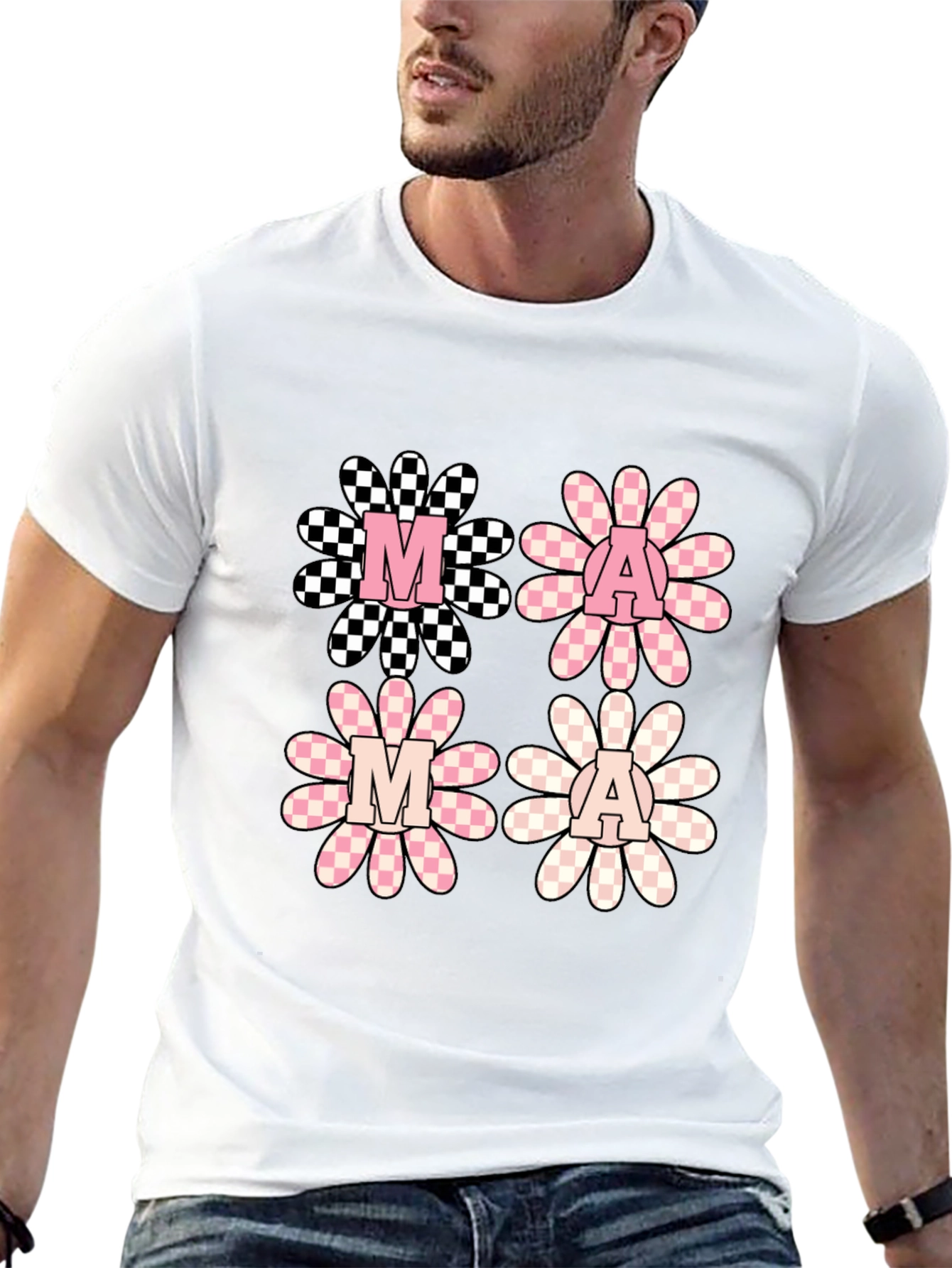Retro Mama Floral Graphic Tee