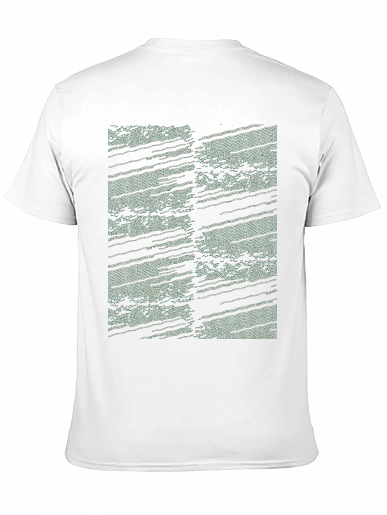 Abstract Pattern Black T-Shirt