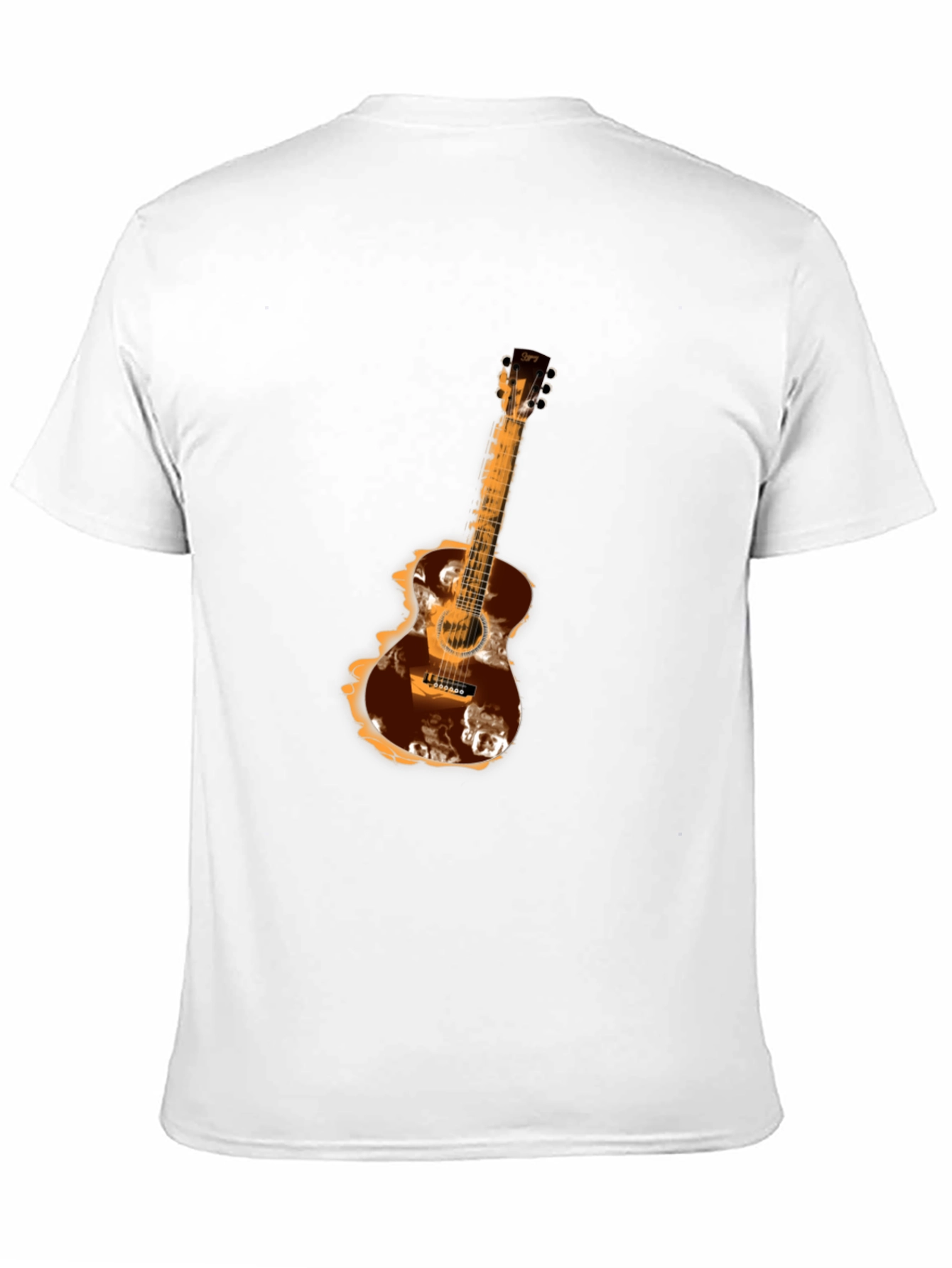Guitar Graphic Tee - Mens Black T-Shirt