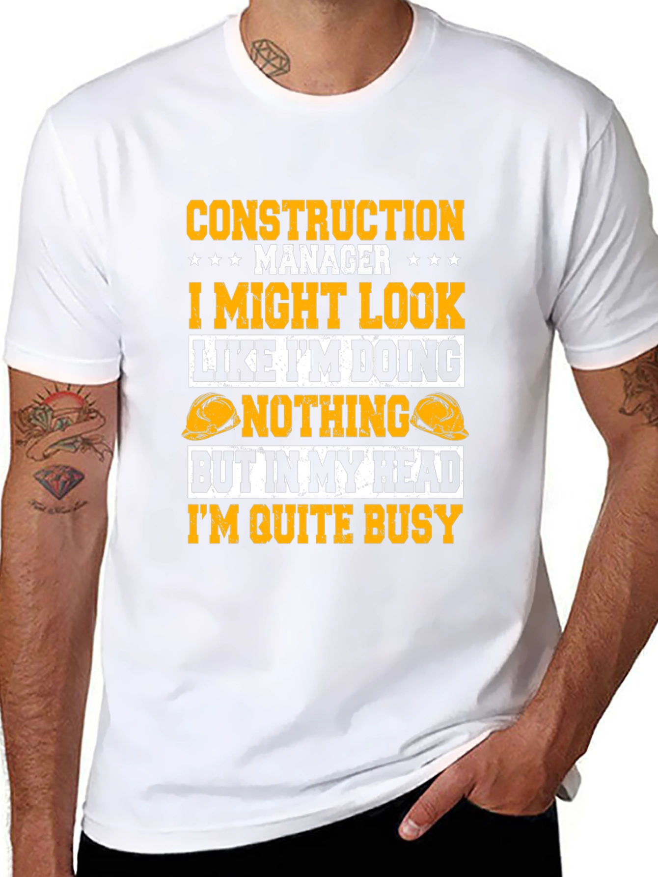 Construction Manager Funny Graphic Tee