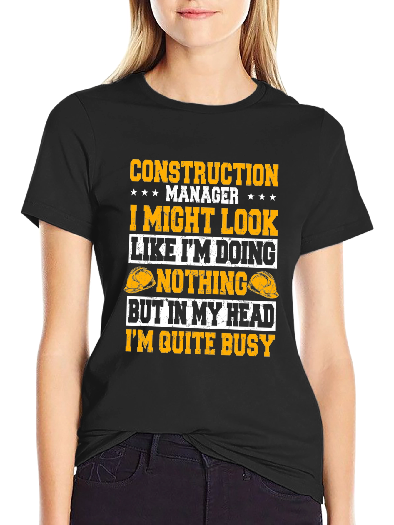 Construction Manager Funny Graphic Tee