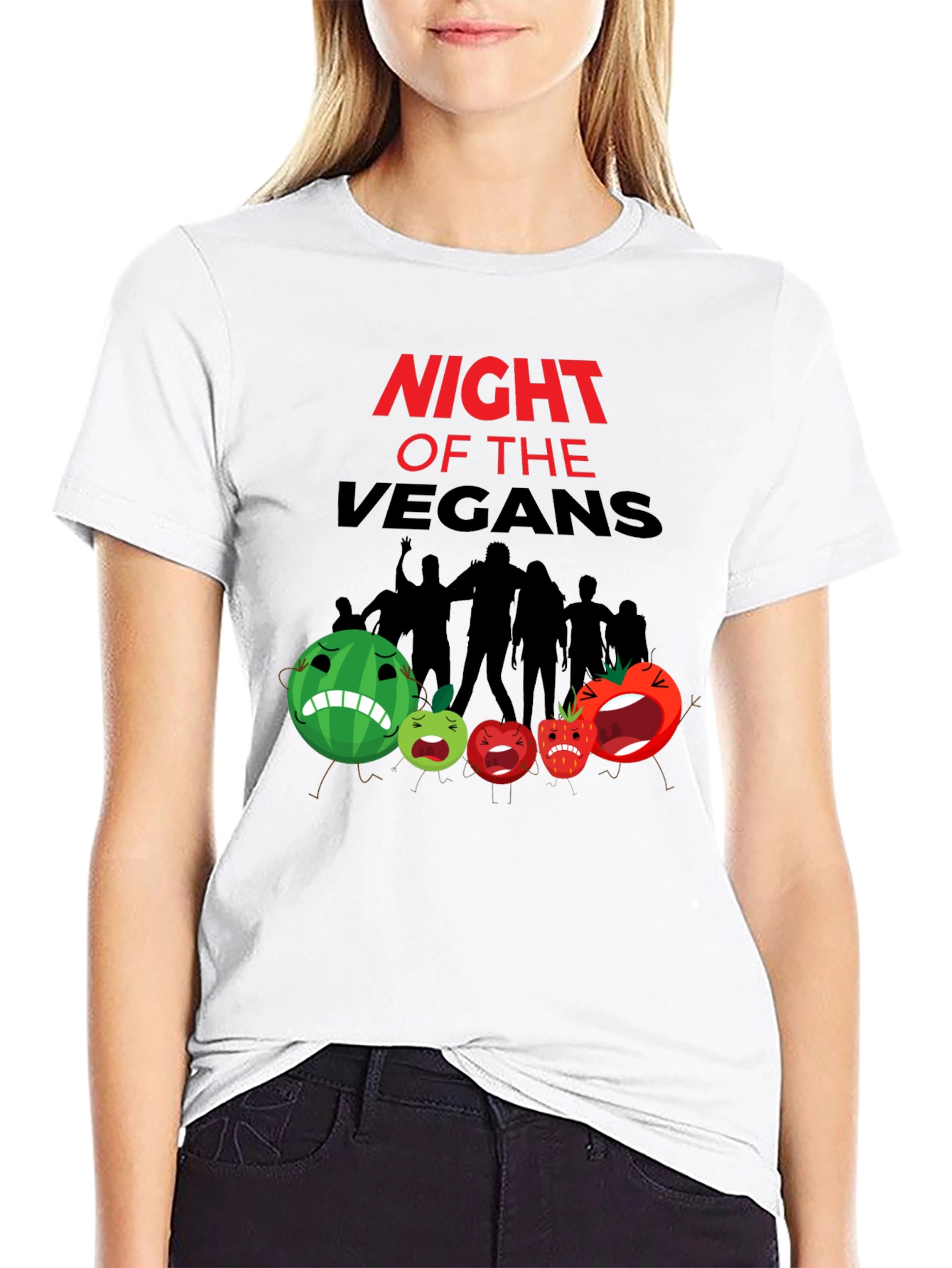 Night of the Vegans Graphic T-Shirt