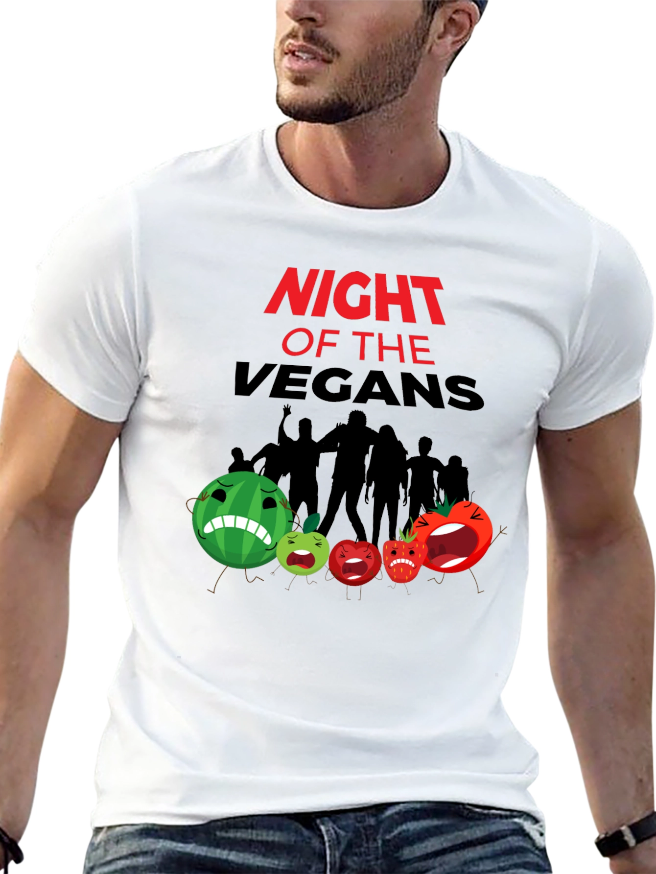 Night of the Vegans Graphic T-Shirt