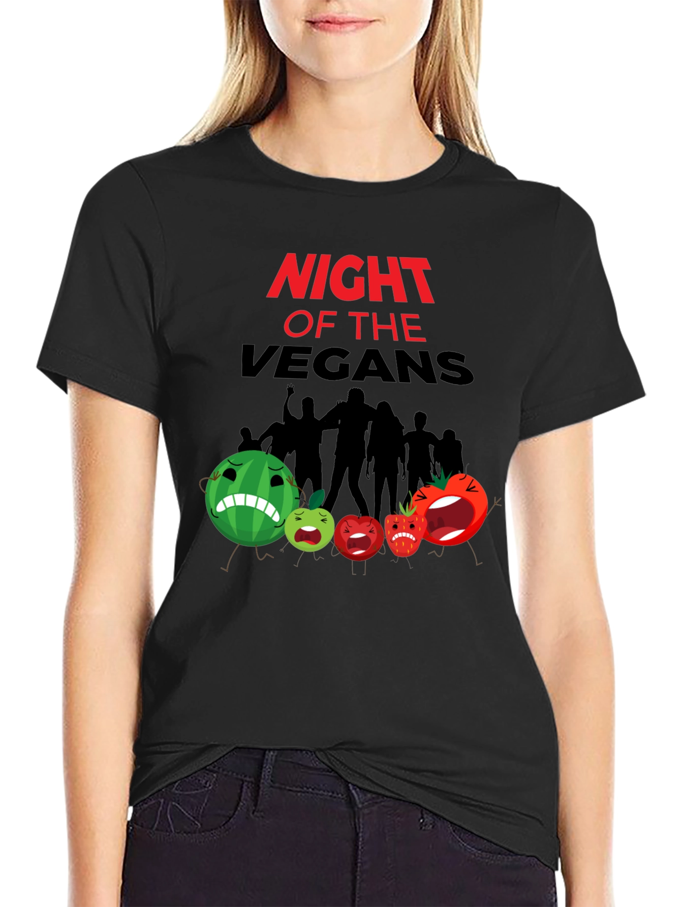 Night of the Vegans Graphic T-Shirt