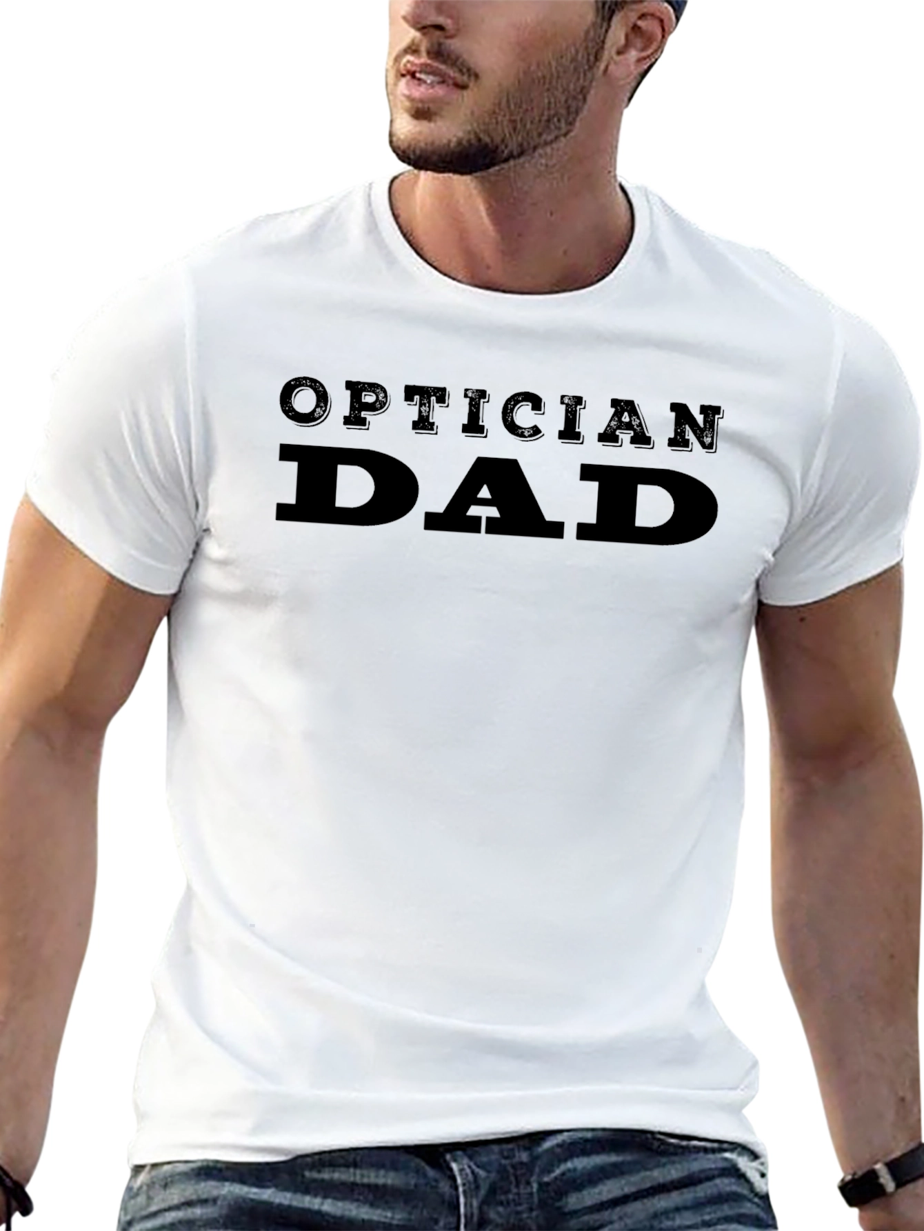 Optician Dad T-Shirt - Black
