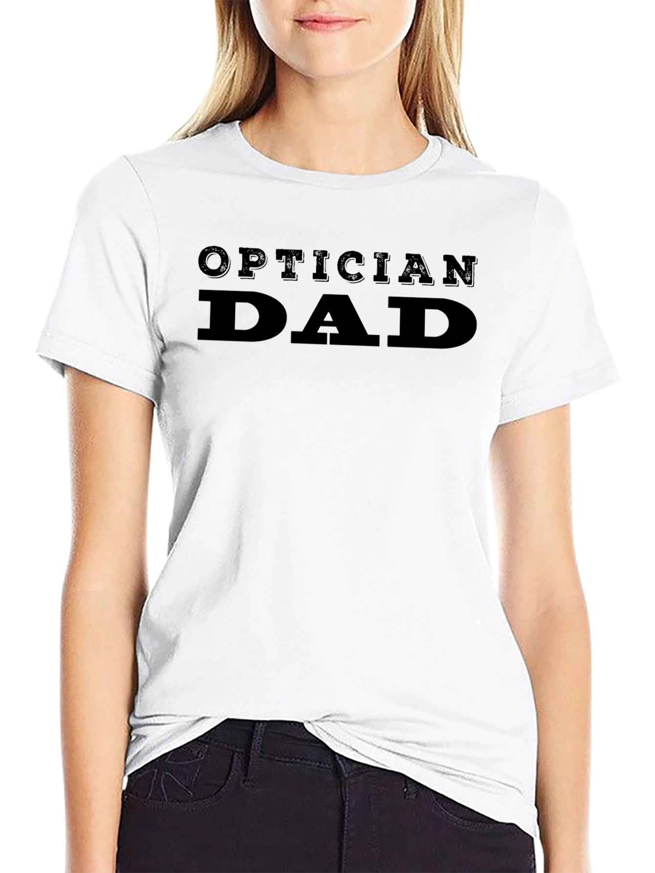 Optician Dad T-Shirt - Black