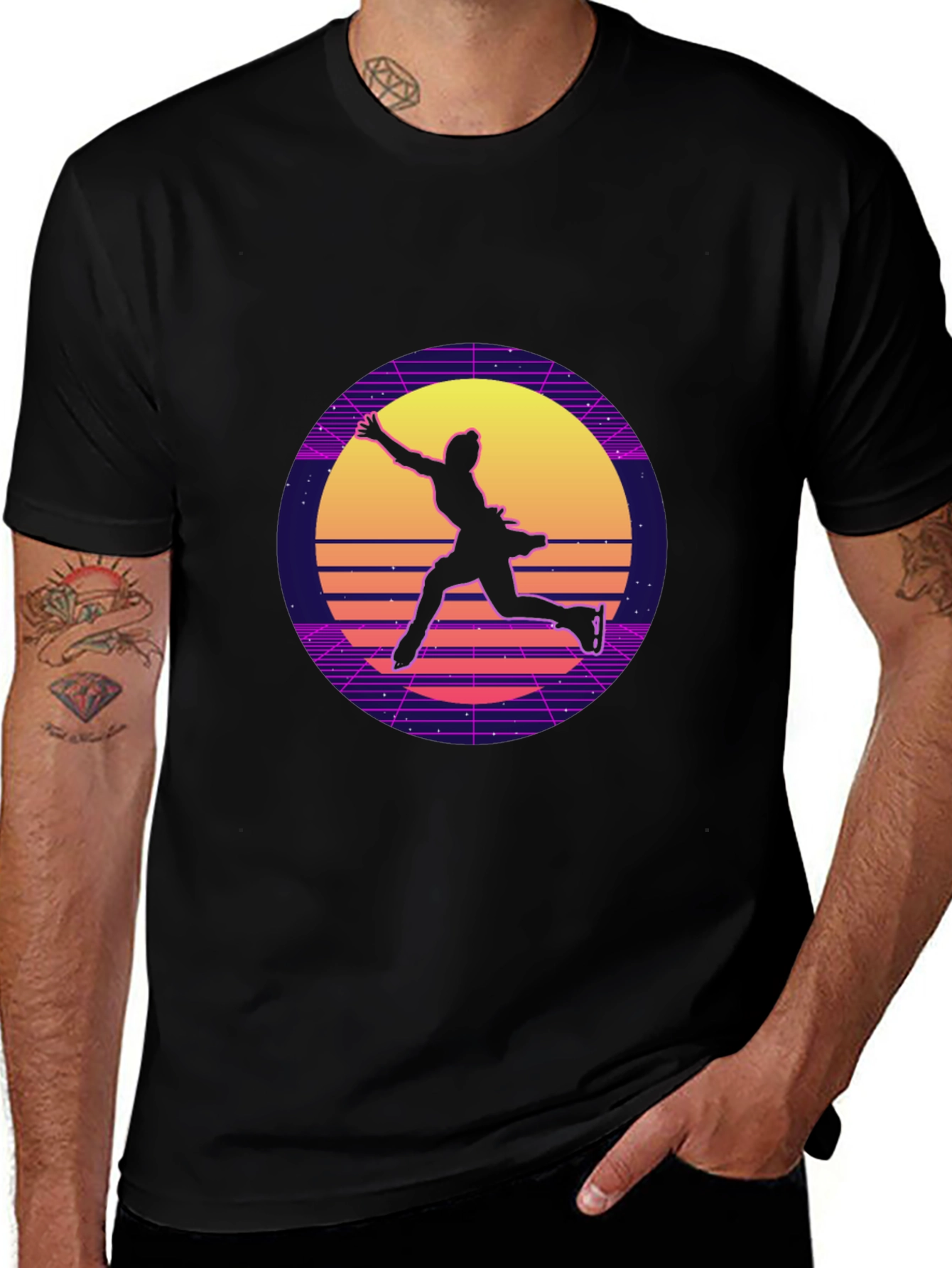 Retro Figure Skating Graphic Tee