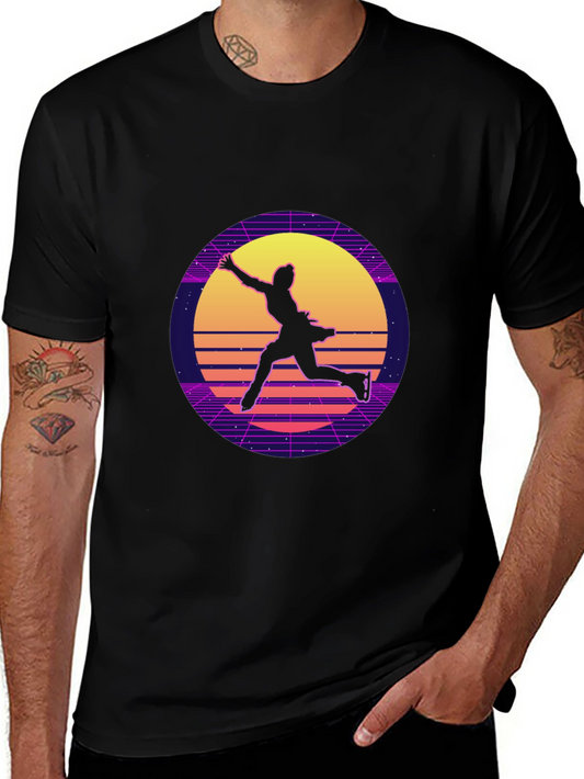 Retro Figure Skating Graphic Tee