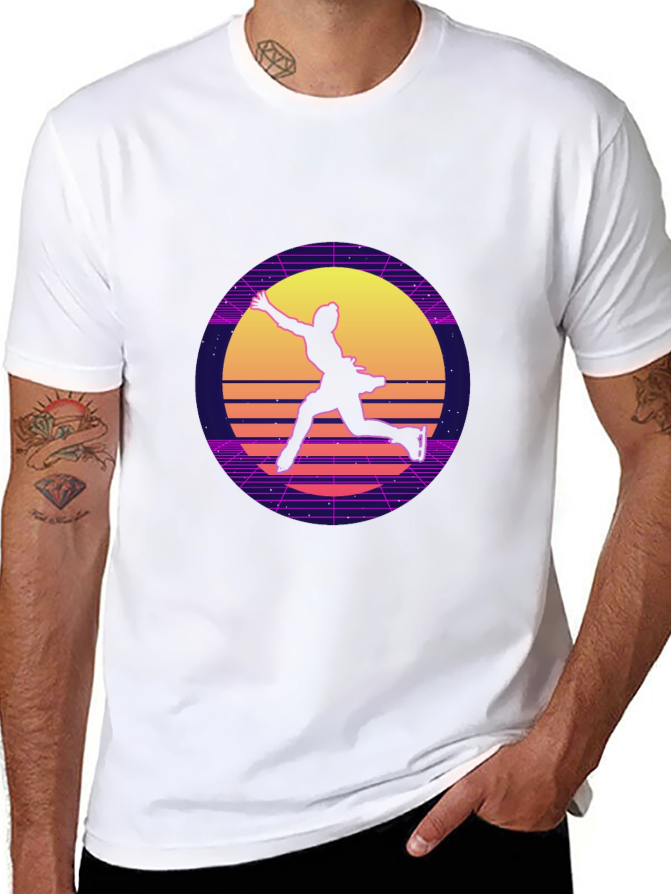 Retro Figure Skating Graphic Tee