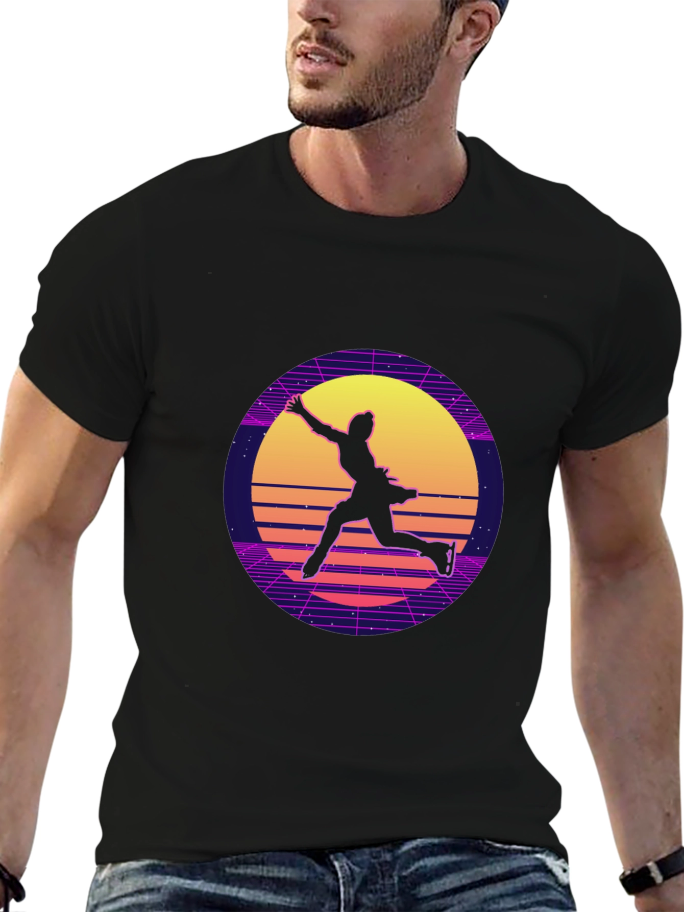 Retro Figure Skating Graphic Tee