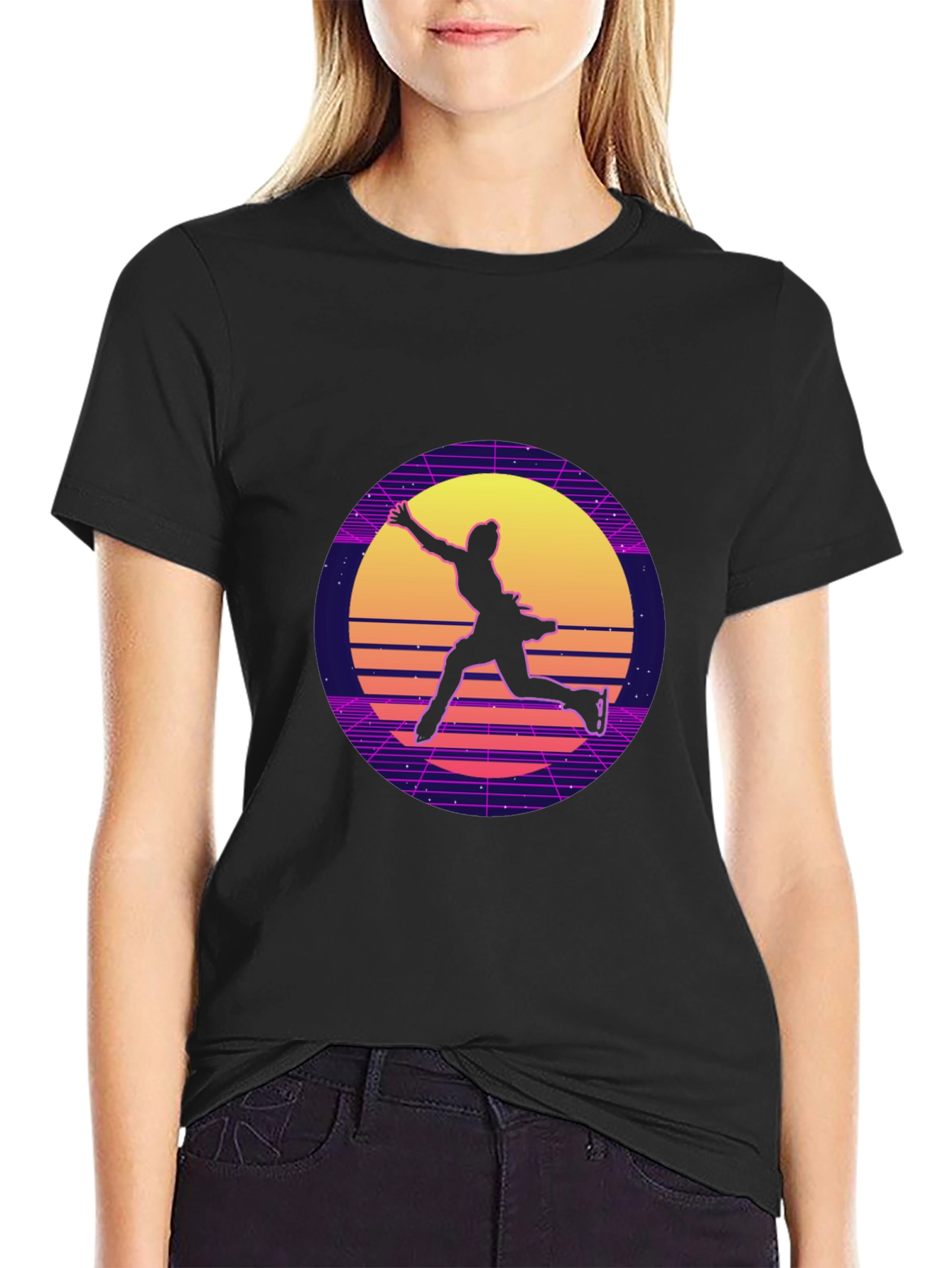Retro Figure Skating Graphic Tee