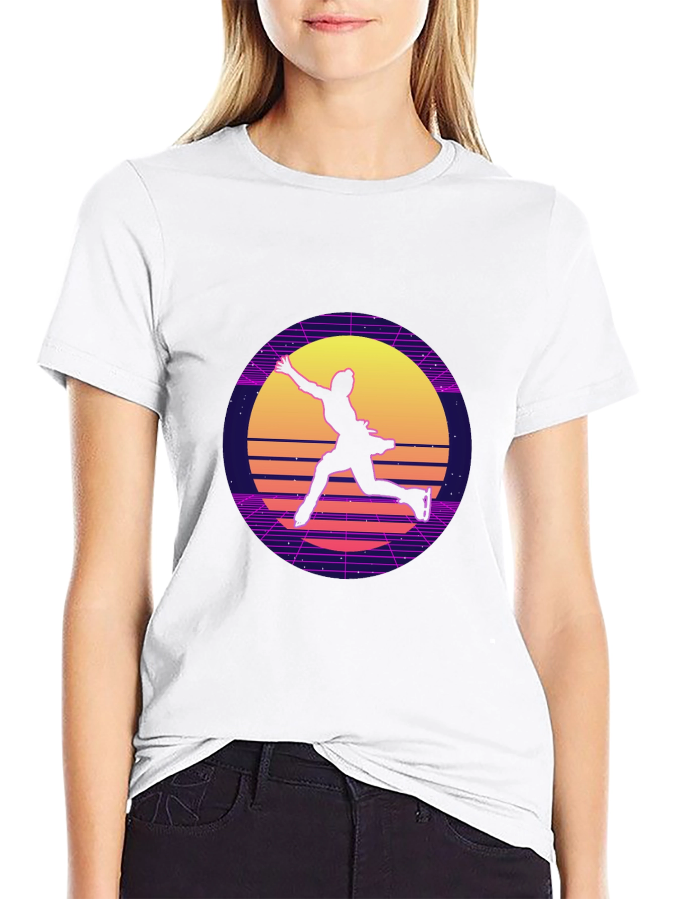 Retro Figure Skating Graphic Tee
