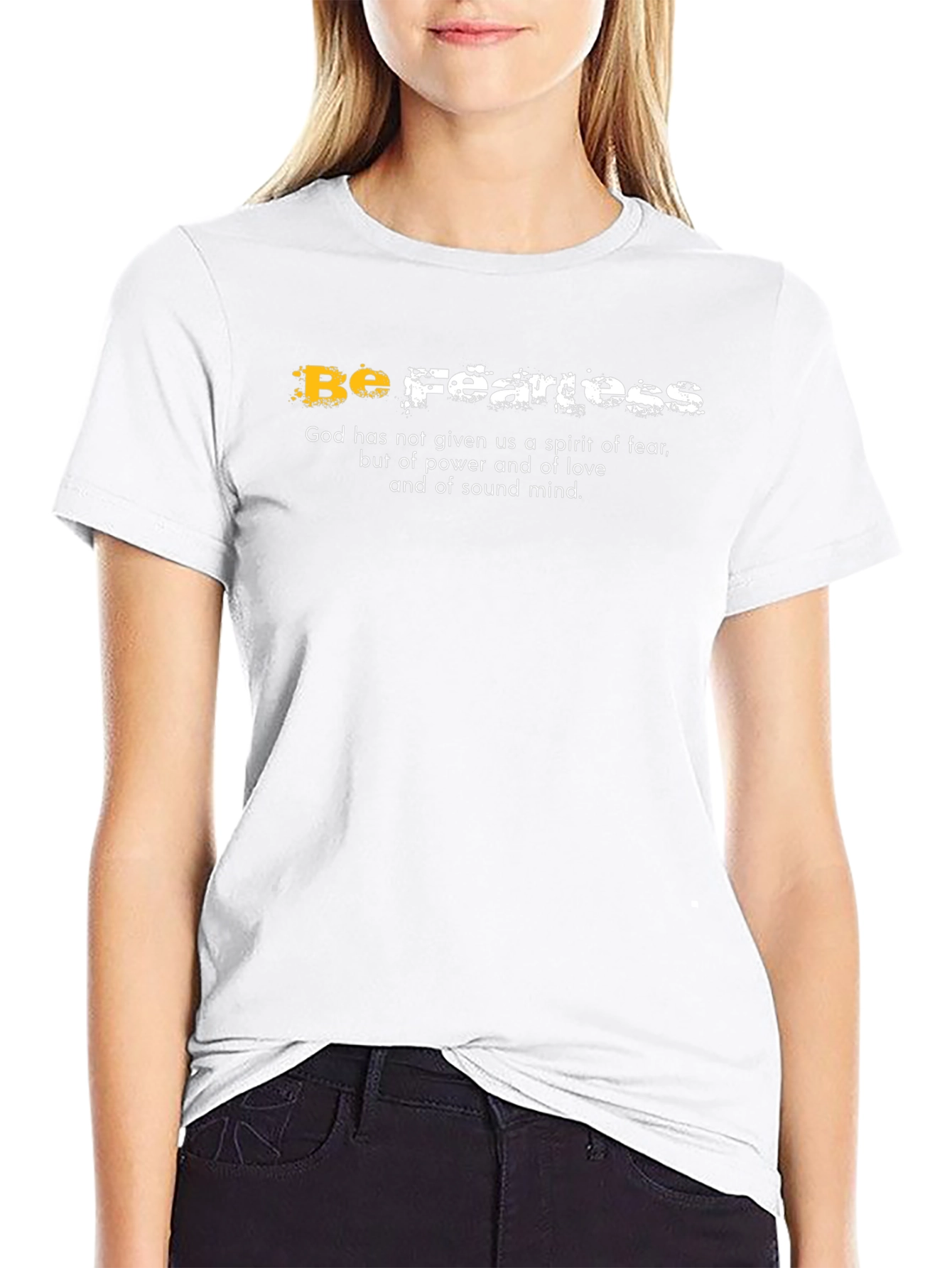 Be Fearless Graphic T-Shirt - Faith-Based Apparel