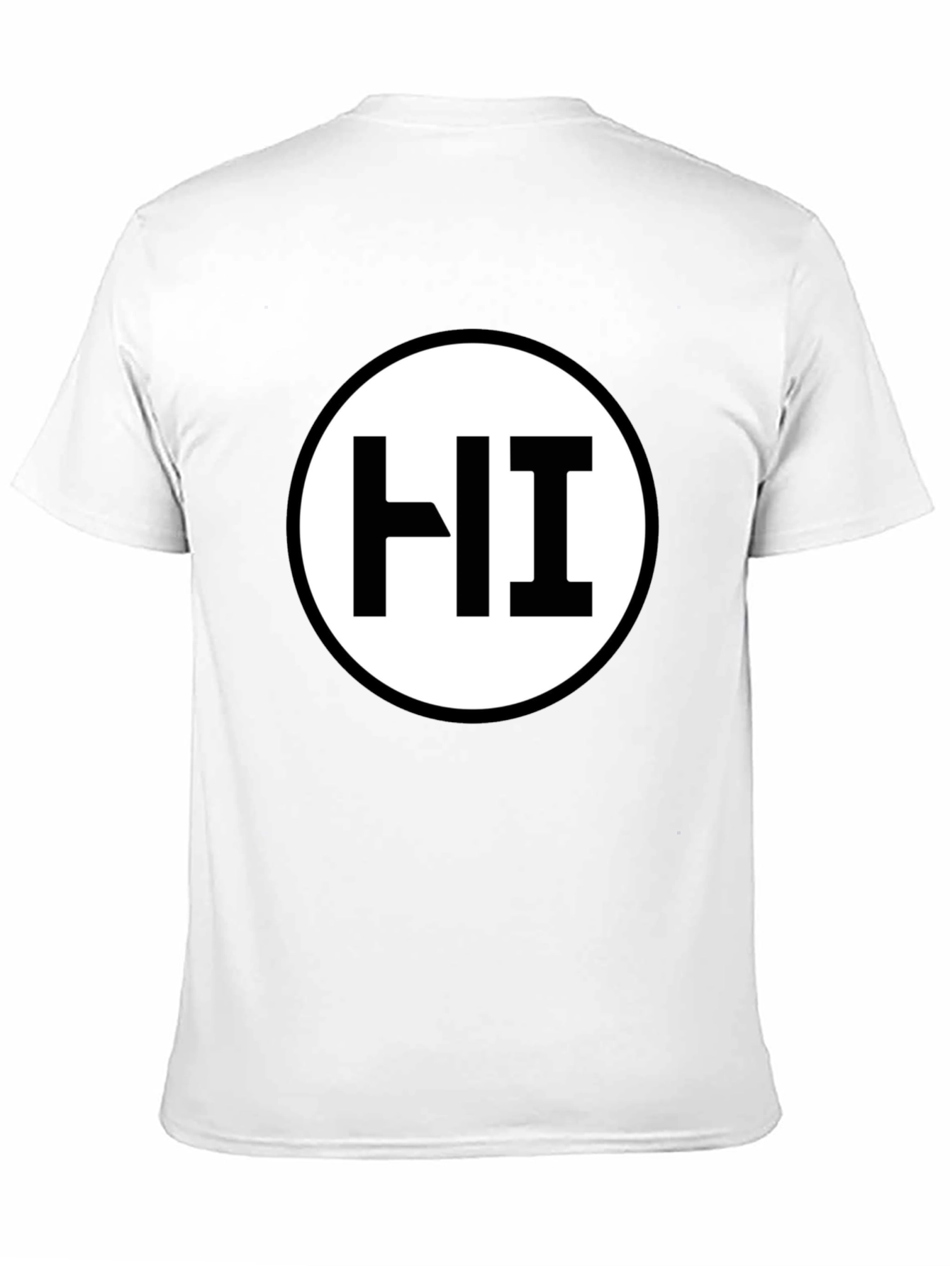 Black HI Circle Graphic T-Shirt