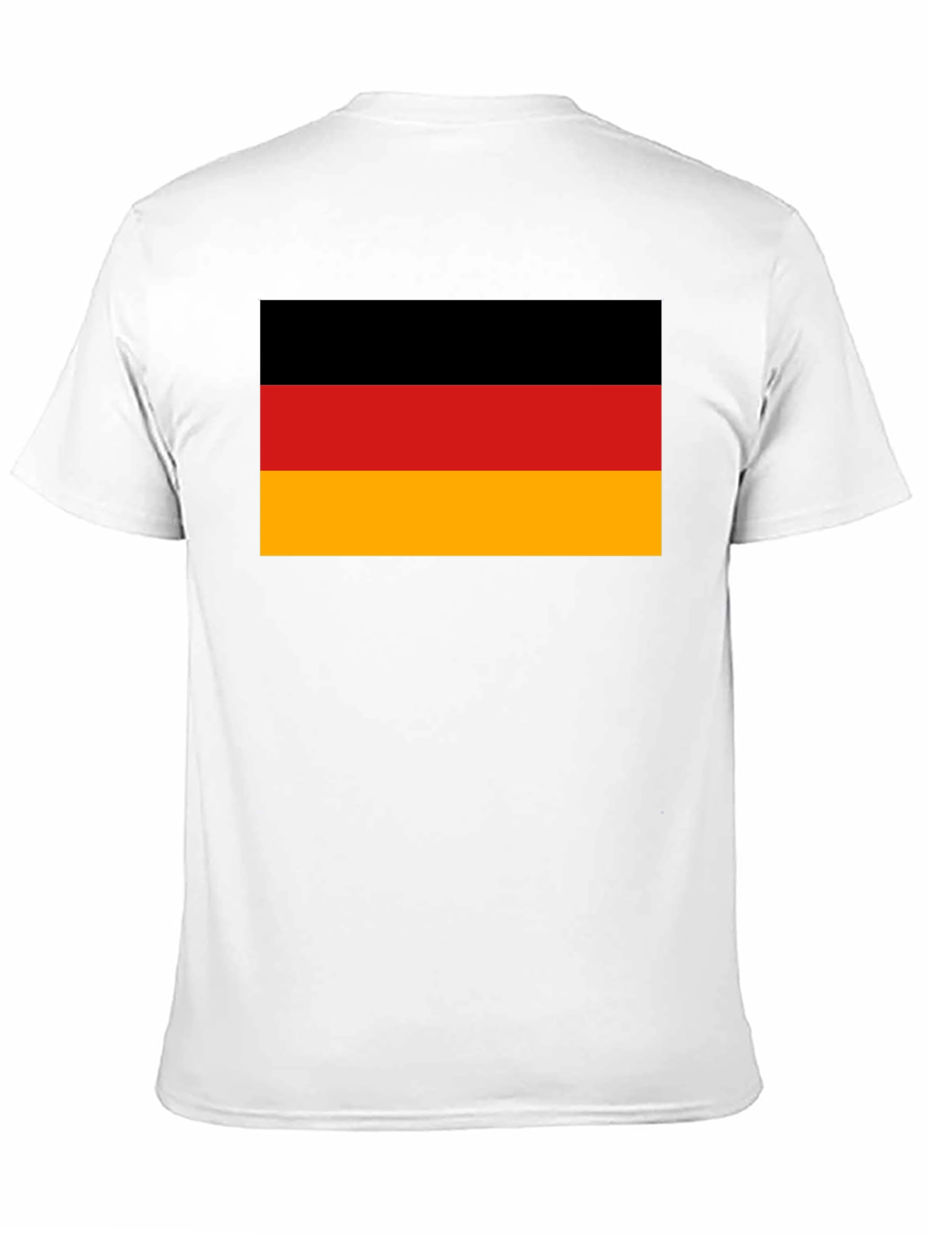 German Flag T-Shirt - Black Cotton Tee