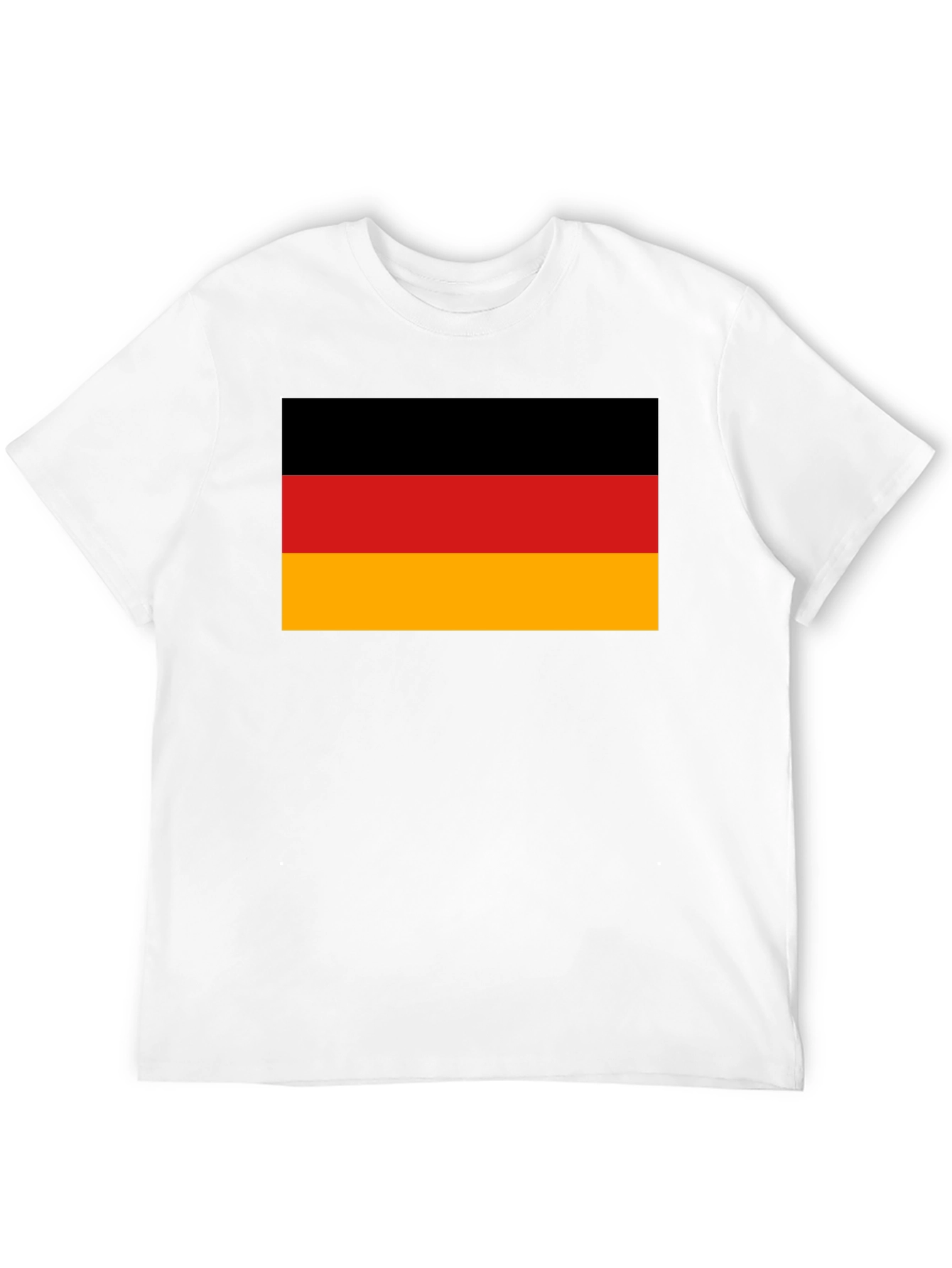 German Flag T-Shirt - Black Cotton Tee