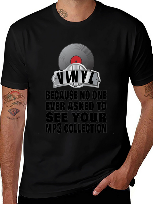 Vinyl Music T-Shirt - Retro Record Tee