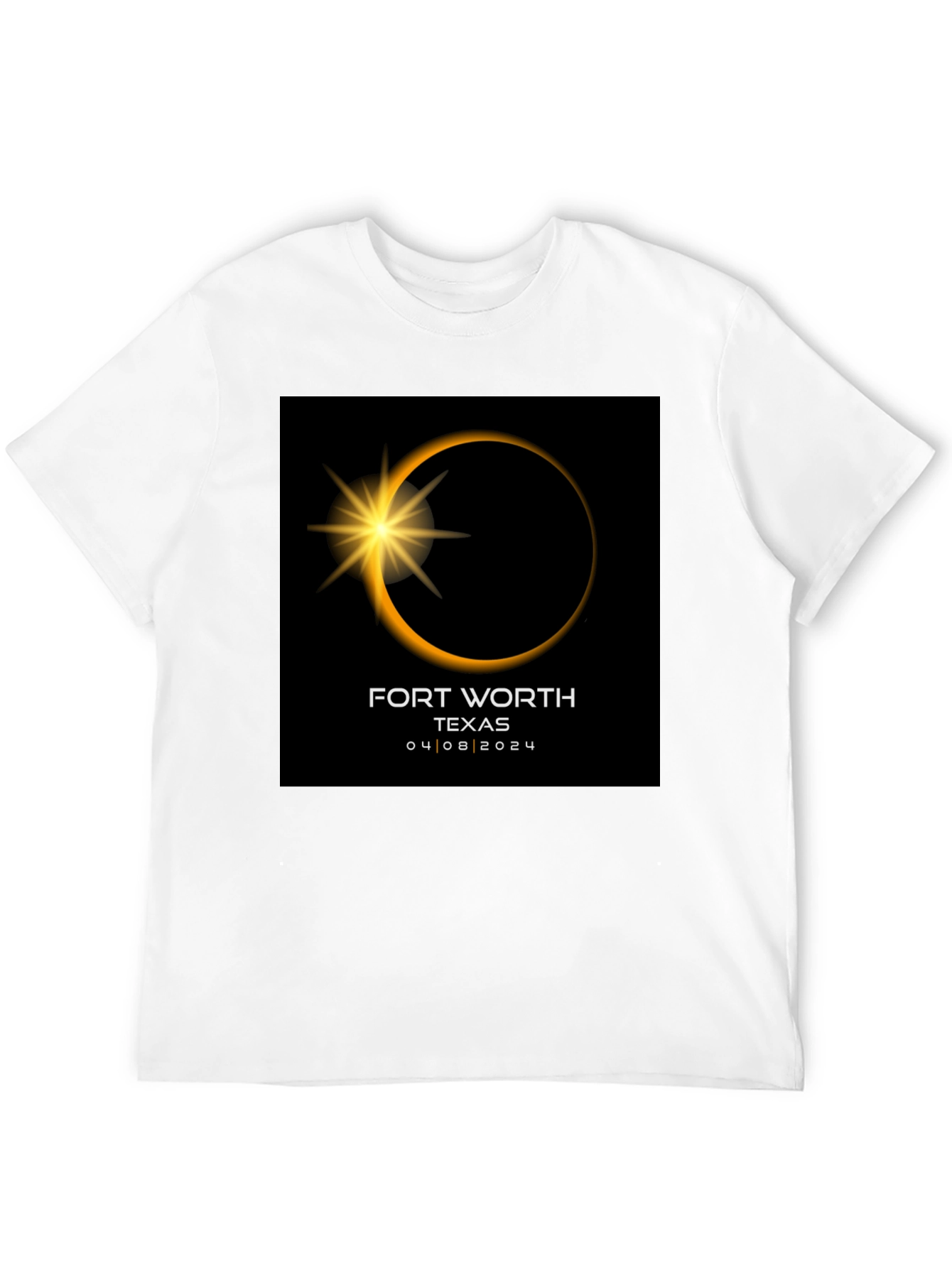 Fort Worth Texas Eclipse 04/08/2024 T-Shirt