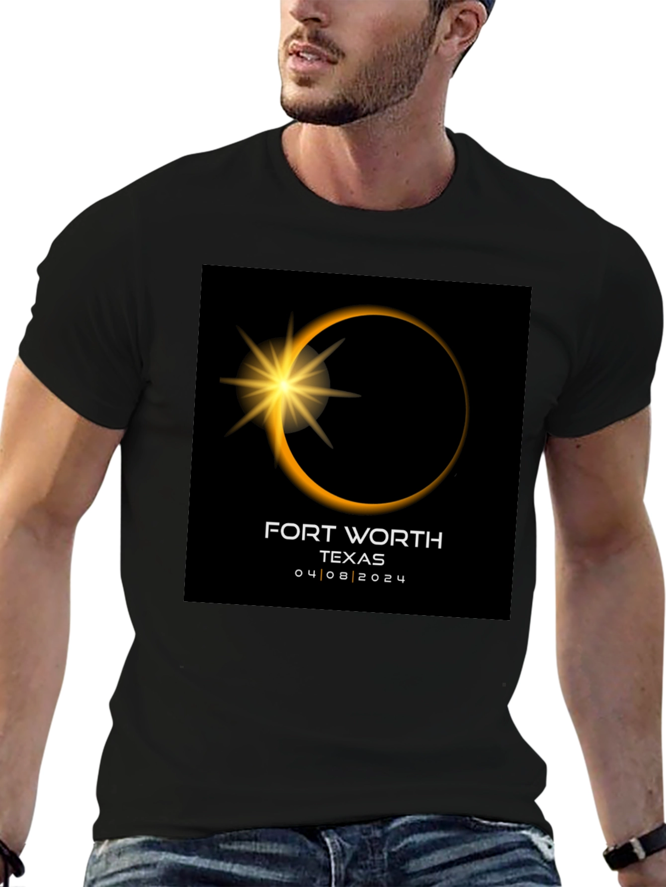 Fort Worth Texas Eclipse 04/08/2024 T-Shirt