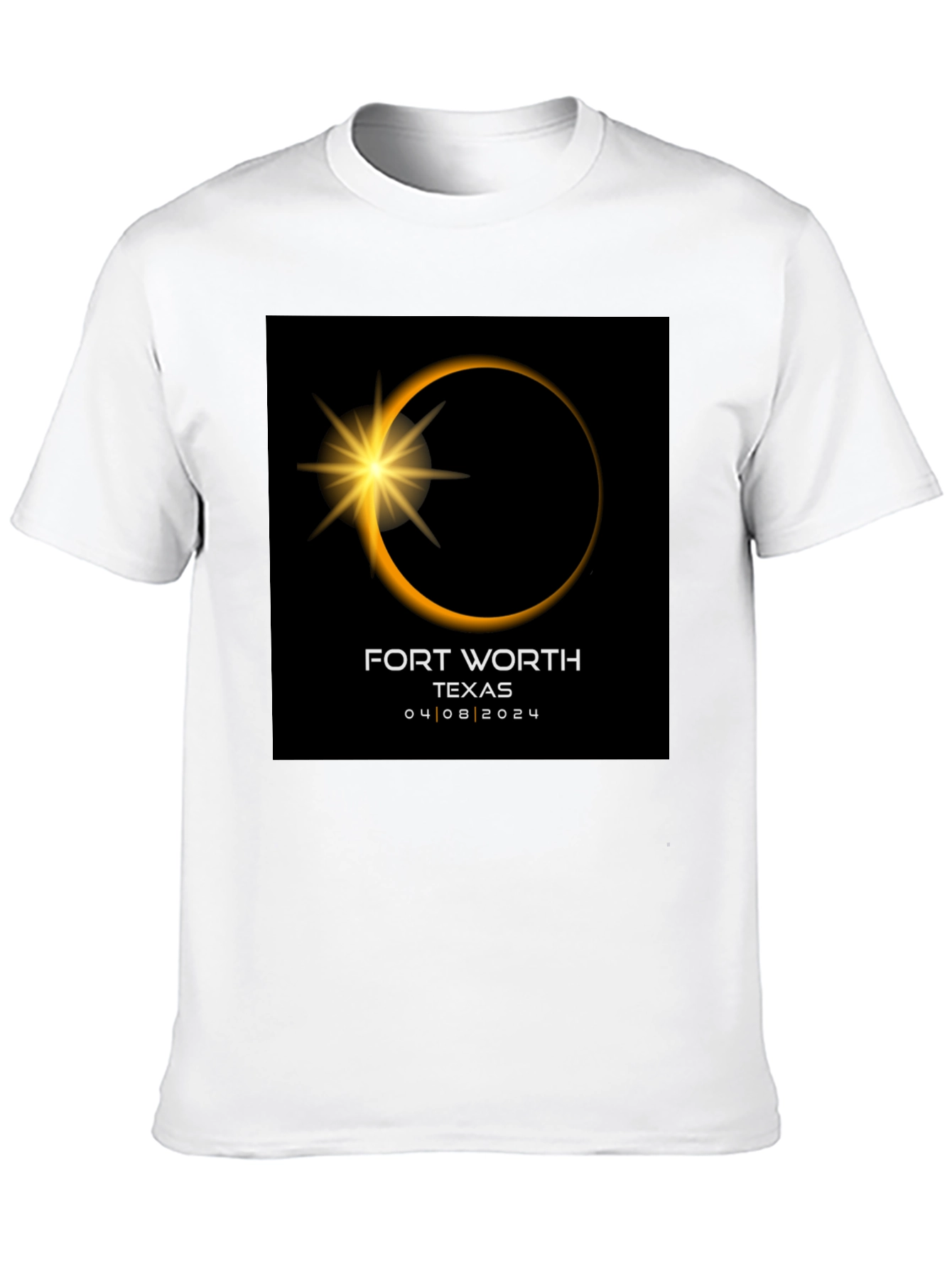 Fort Worth Texas Eclipse 04/08/2024 T-Shirt
