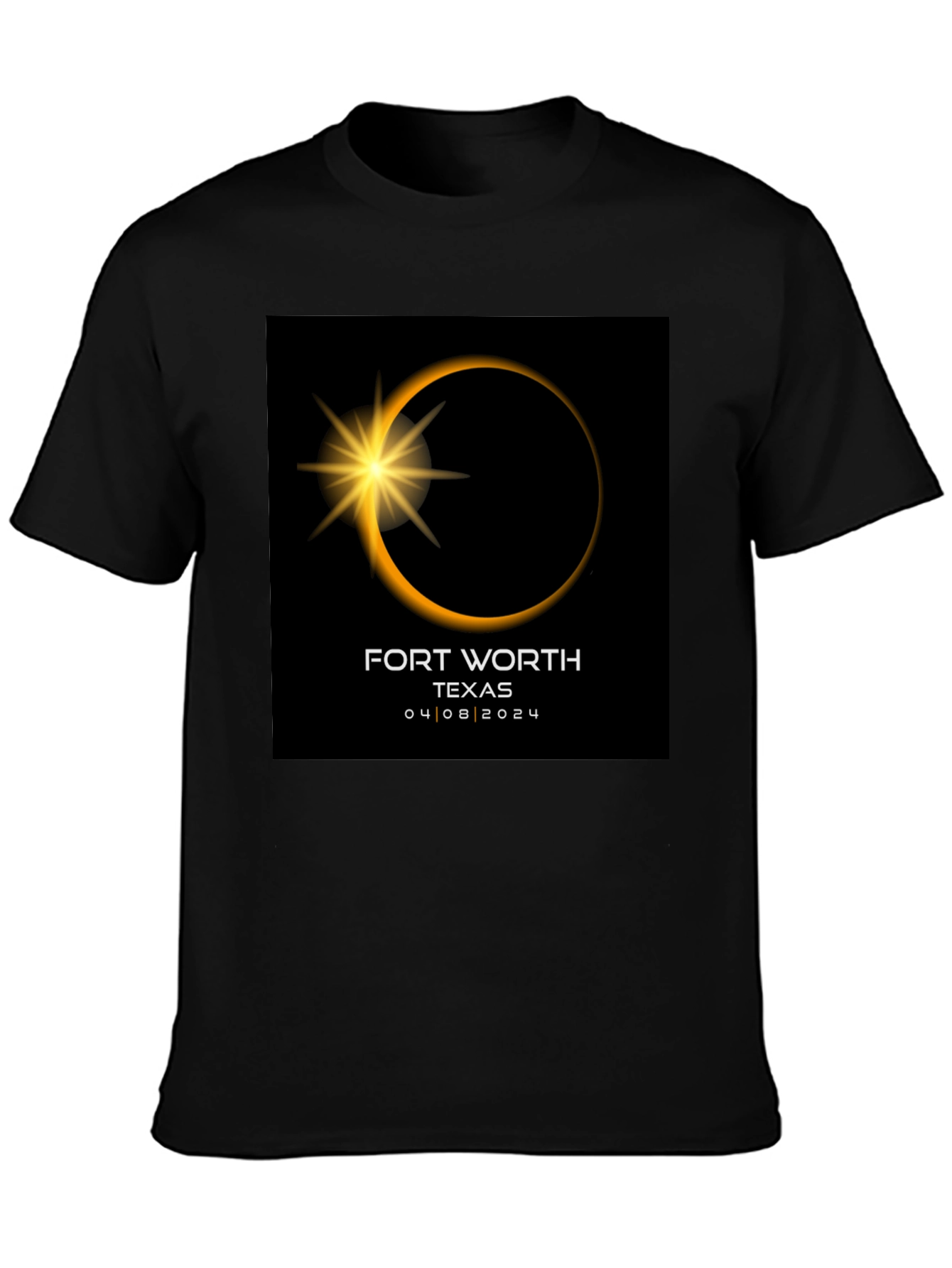 Fort Worth Texas Eclipse 04/08/2024 T-Shirt