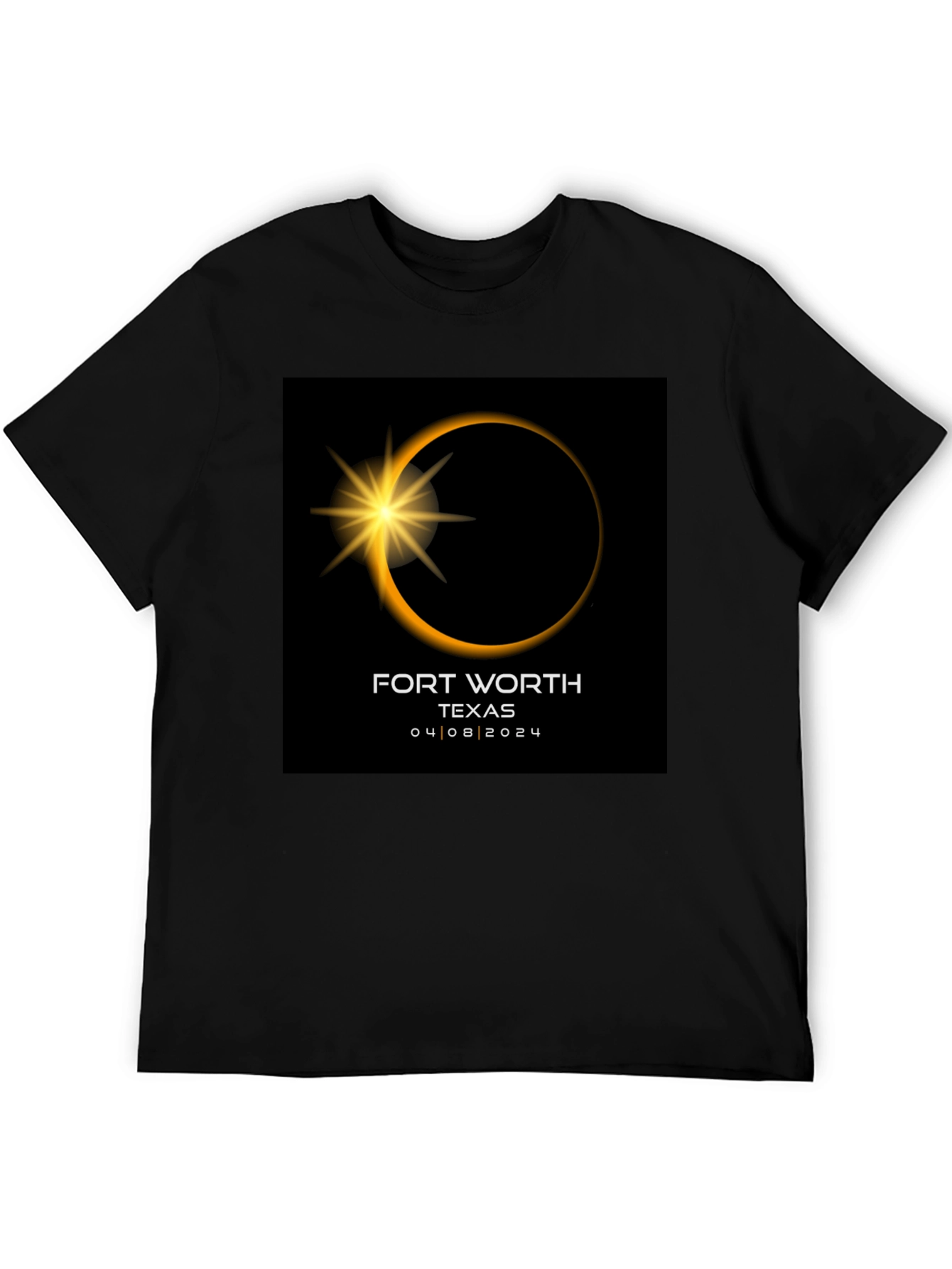 Fort Worth Texas Eclipse 04/08/2024 T-Shirt