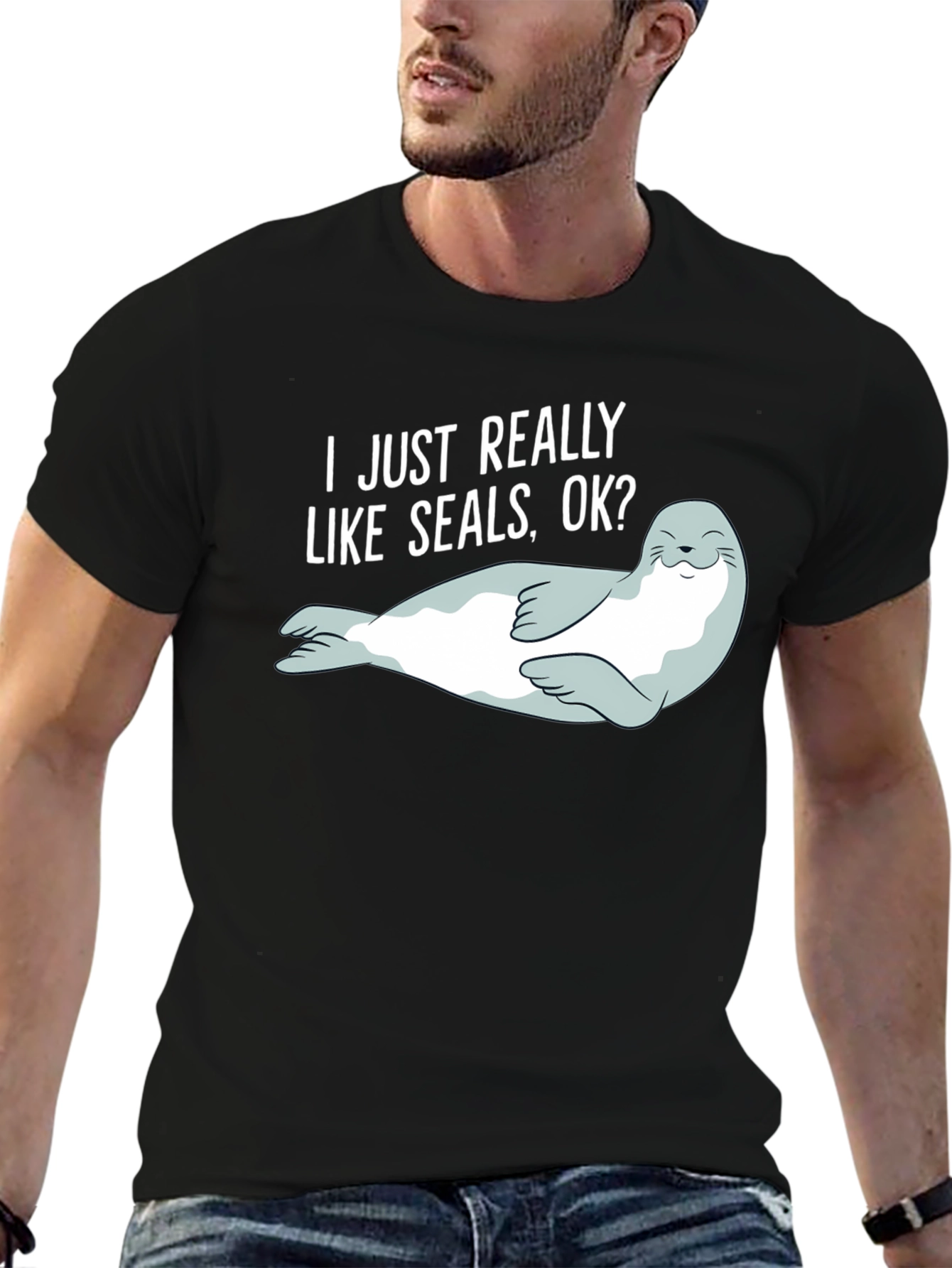 I Like Seals OK? Graphic T-Shirt