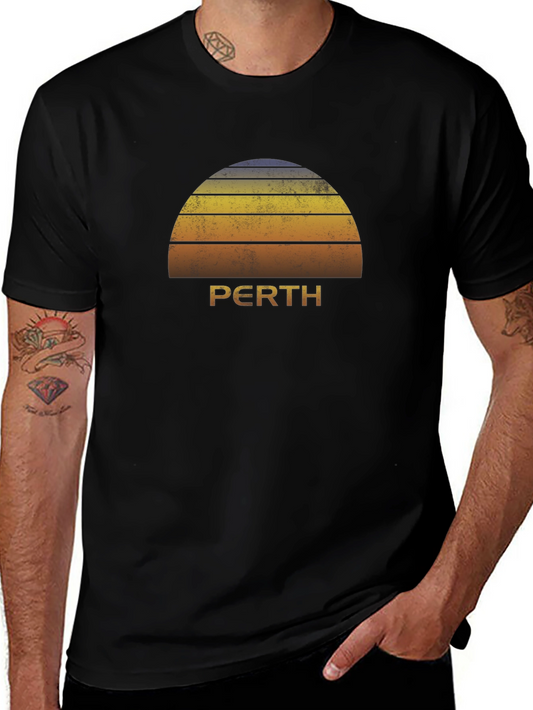Perth Retro Sunset T-Shirt