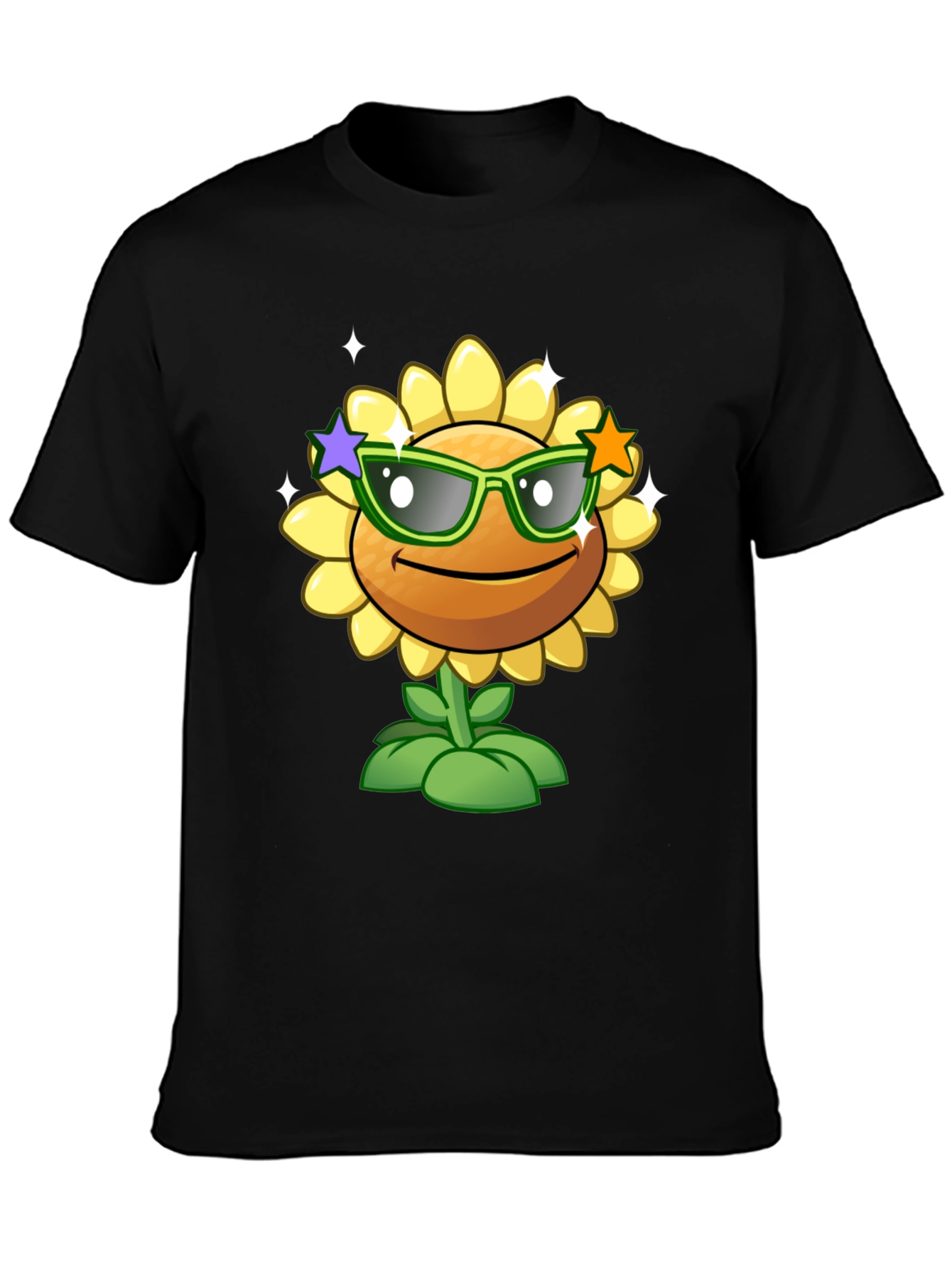 Cool Sunflower Graphic Tee