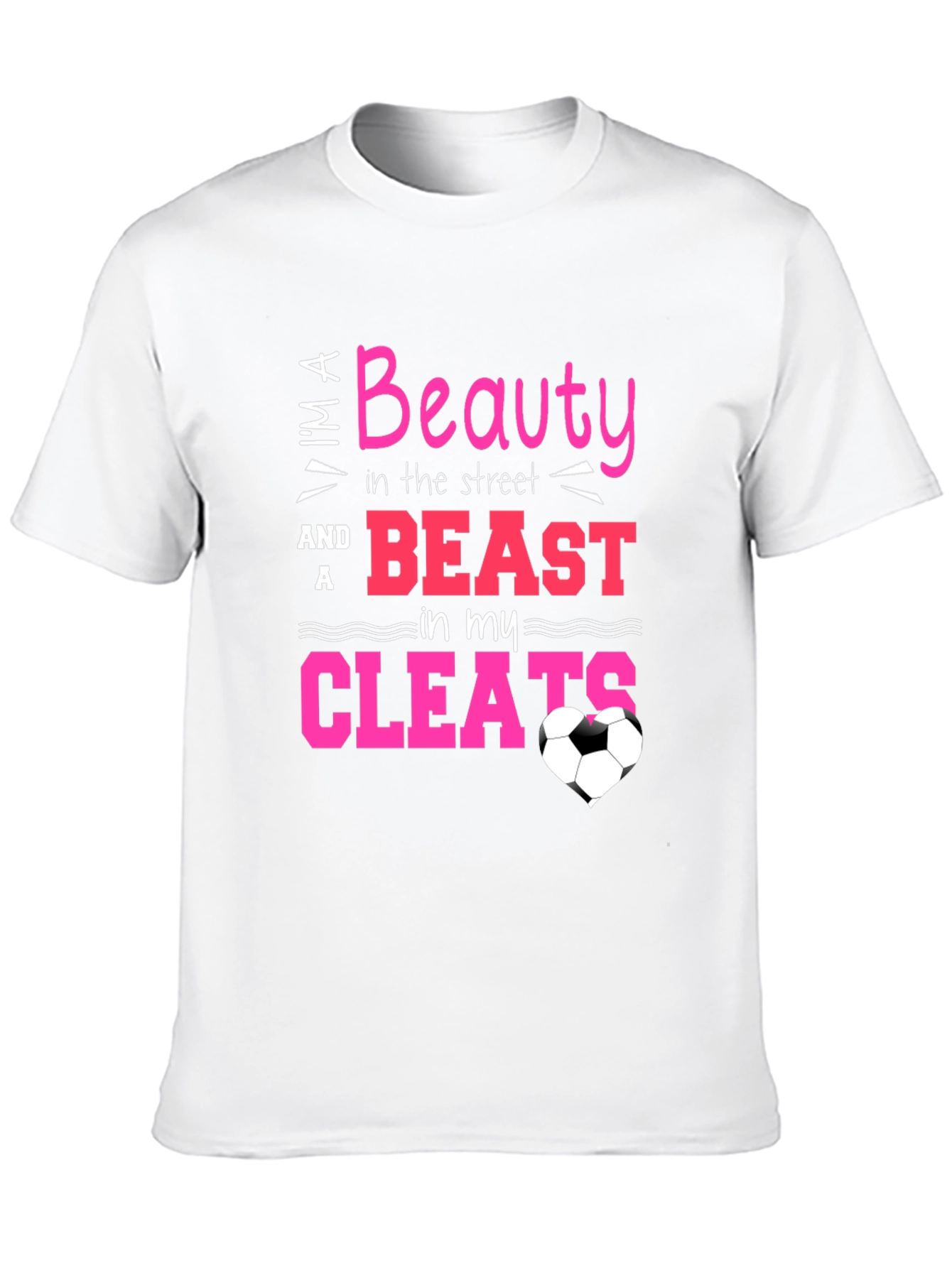 Beauty and Beast in Cleats T-Shirt
