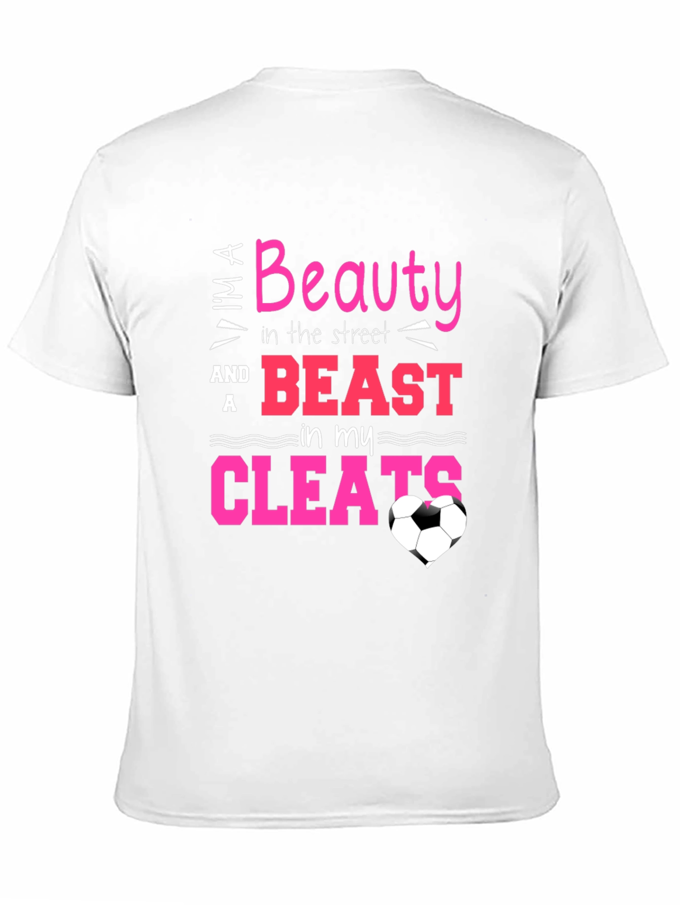 Beauty and Beast in Cleats T-Shirt