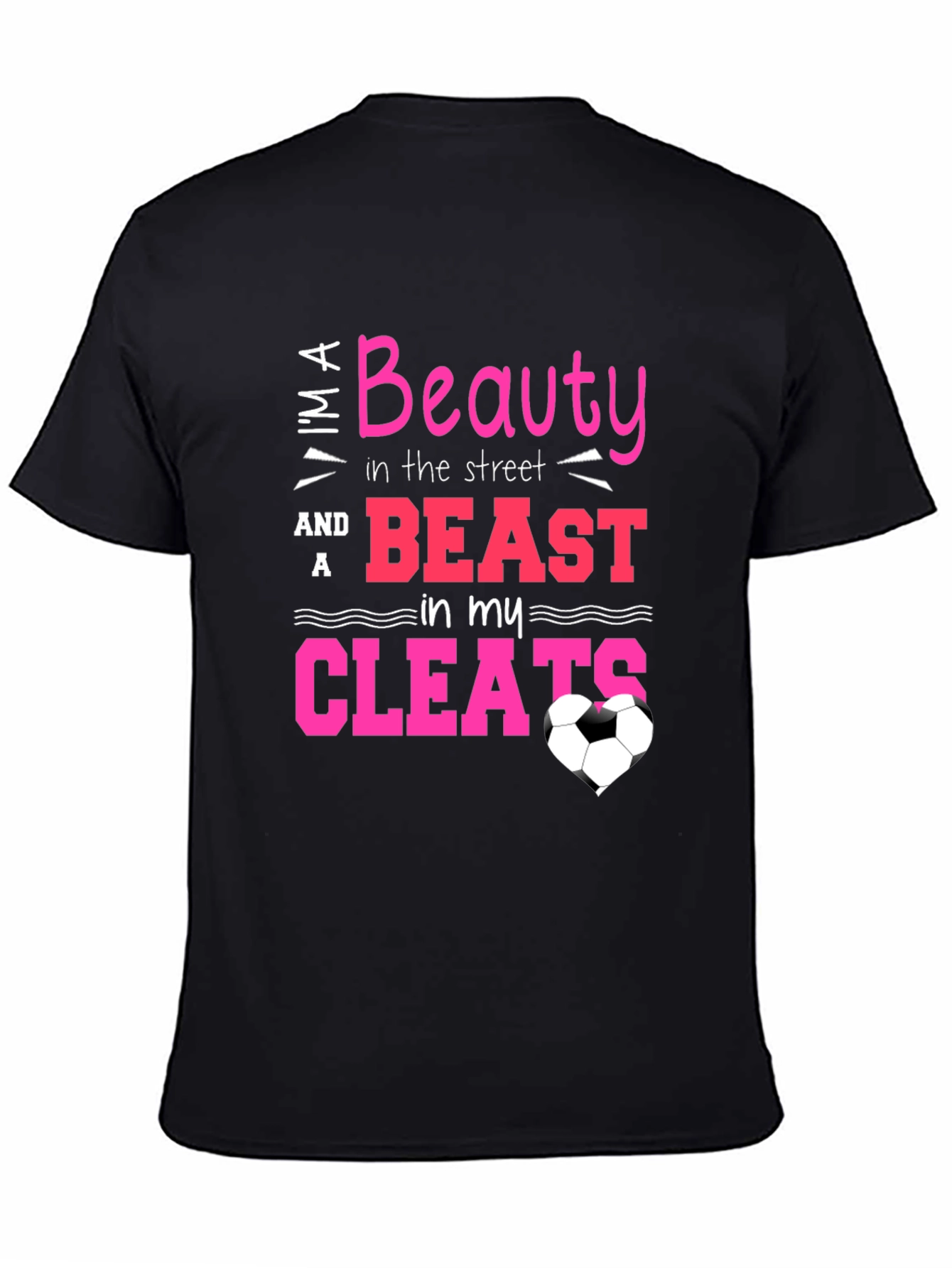 Beauty and Beast in Cleats T-Shirt