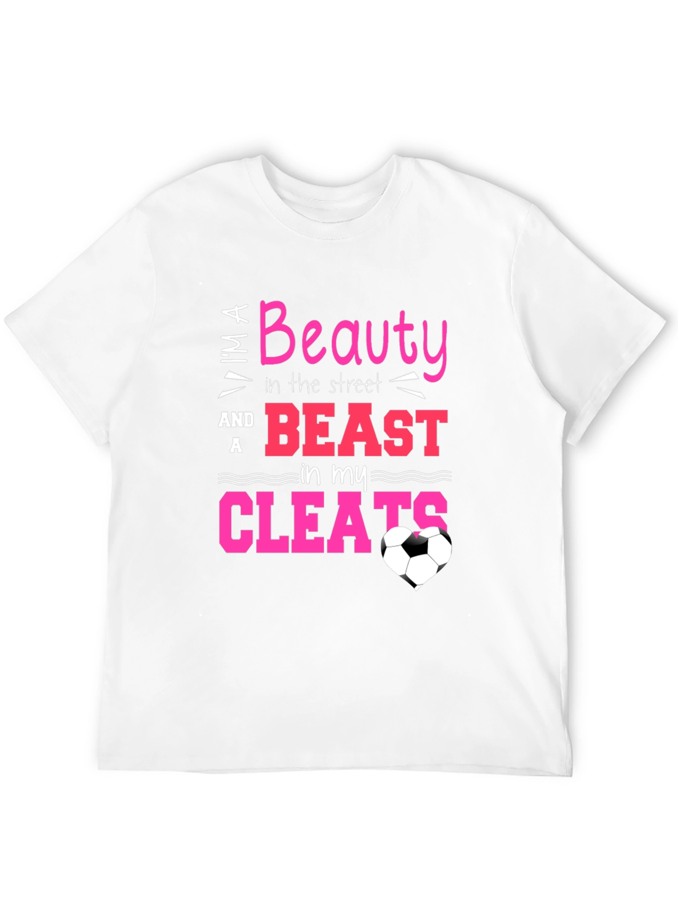 Beauty and Beast in Cleats T-Shirt