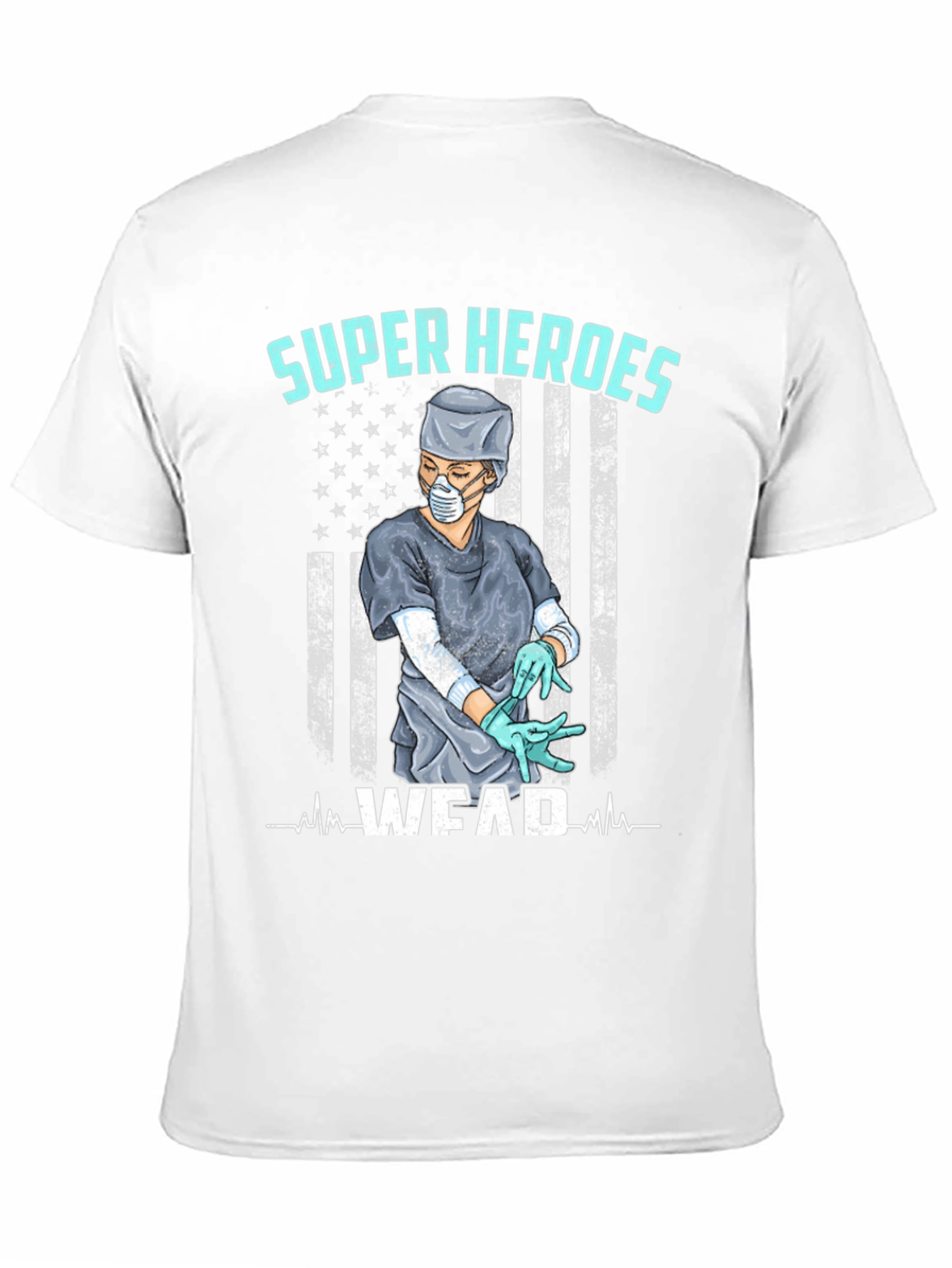 Super Heroes Wear Scrubs T-Shirt