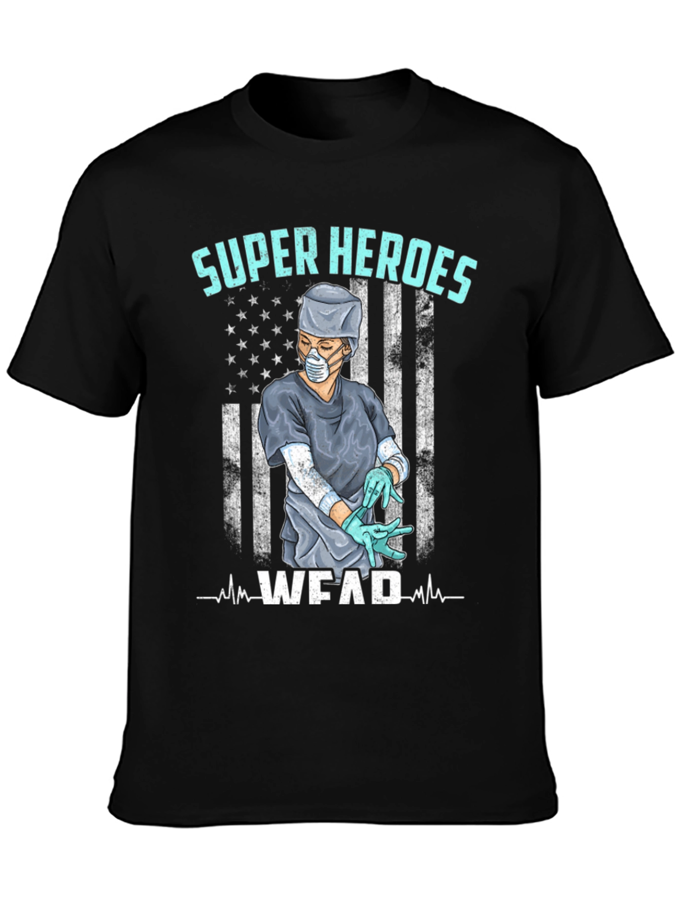 Super Heroes Wear Scrubs T-Shirt