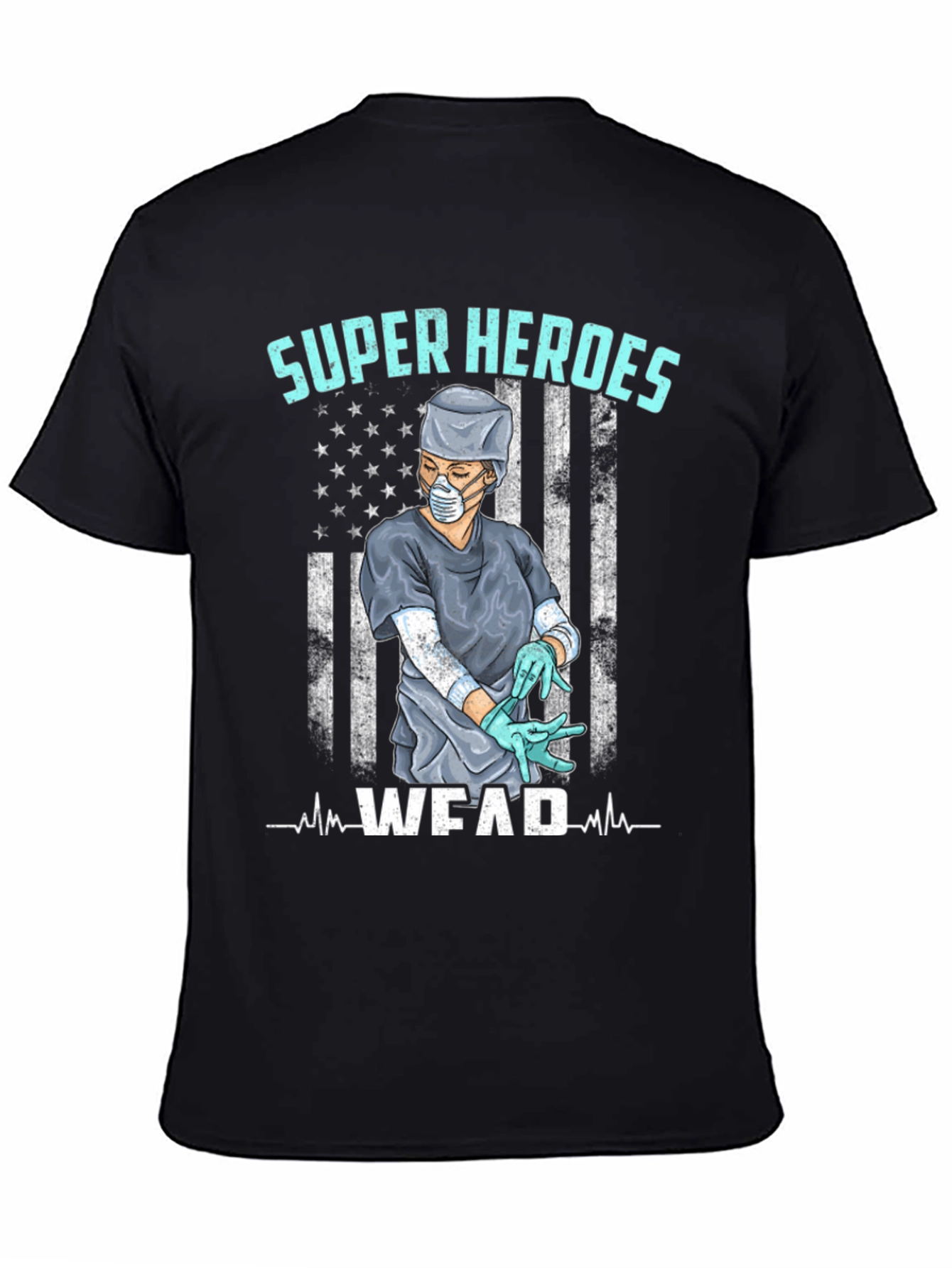Super Heroes Wear Scrubs T-Shirt